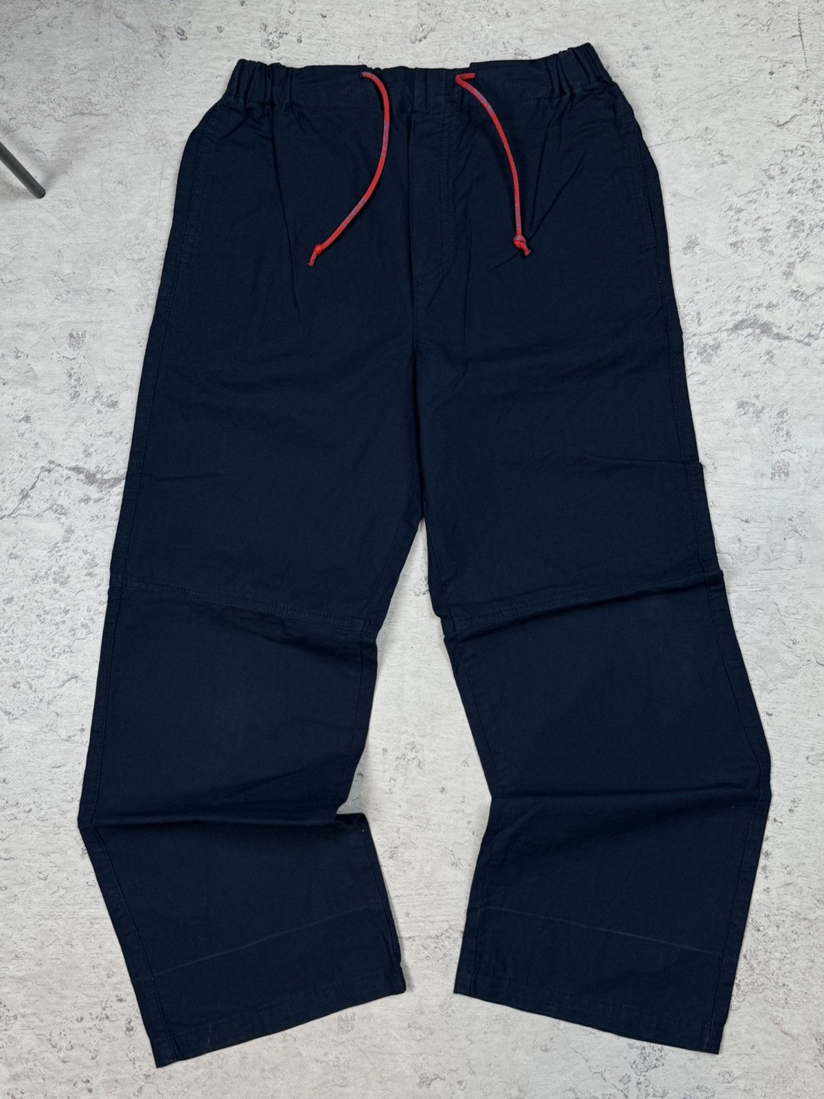 Versace Jeans Couture Woman’s Versace Young Big Logo Navy Pants Size 27" / US 4 / IT 40 - 2 Thumbnail