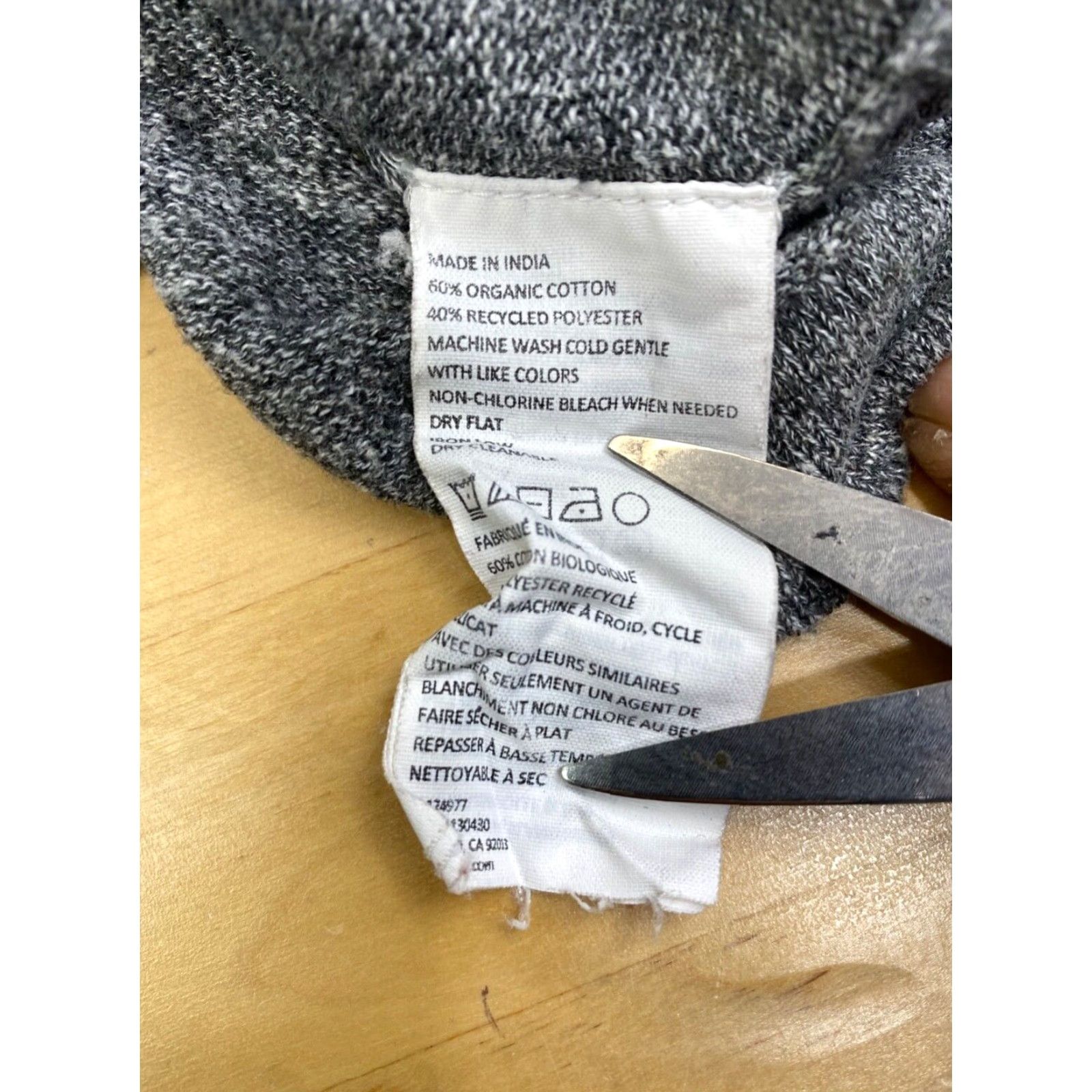 Prana prAna Kaola Crew Sweater Mens M Gray Casual Travel Outdoor Pullover 10039 Size US M / EU 48-50 / 2 - 6 Thumbnail