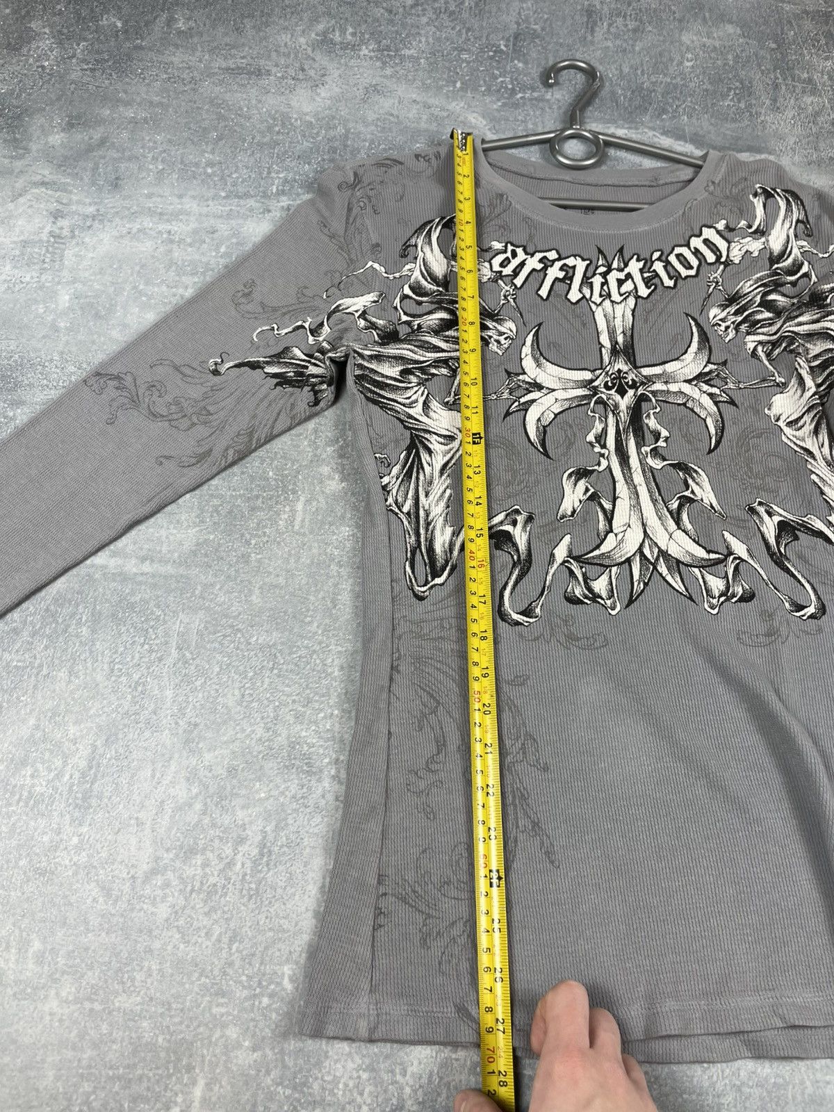 Affliction Vintage Y2K Affliction long sleeve overpint Size US M / EU 48-50 / 2 - 5 Thumbnail