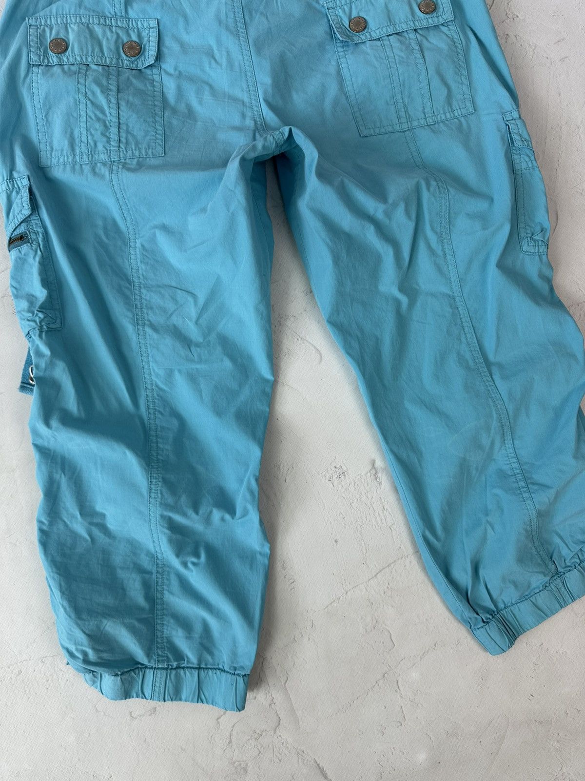 Beauty Beast × If Six Was Nine × Vintage Vintage Bondage Cargo Blue Breeches Size 26" / US 2 / IT 38 - 10 Thumbnail
