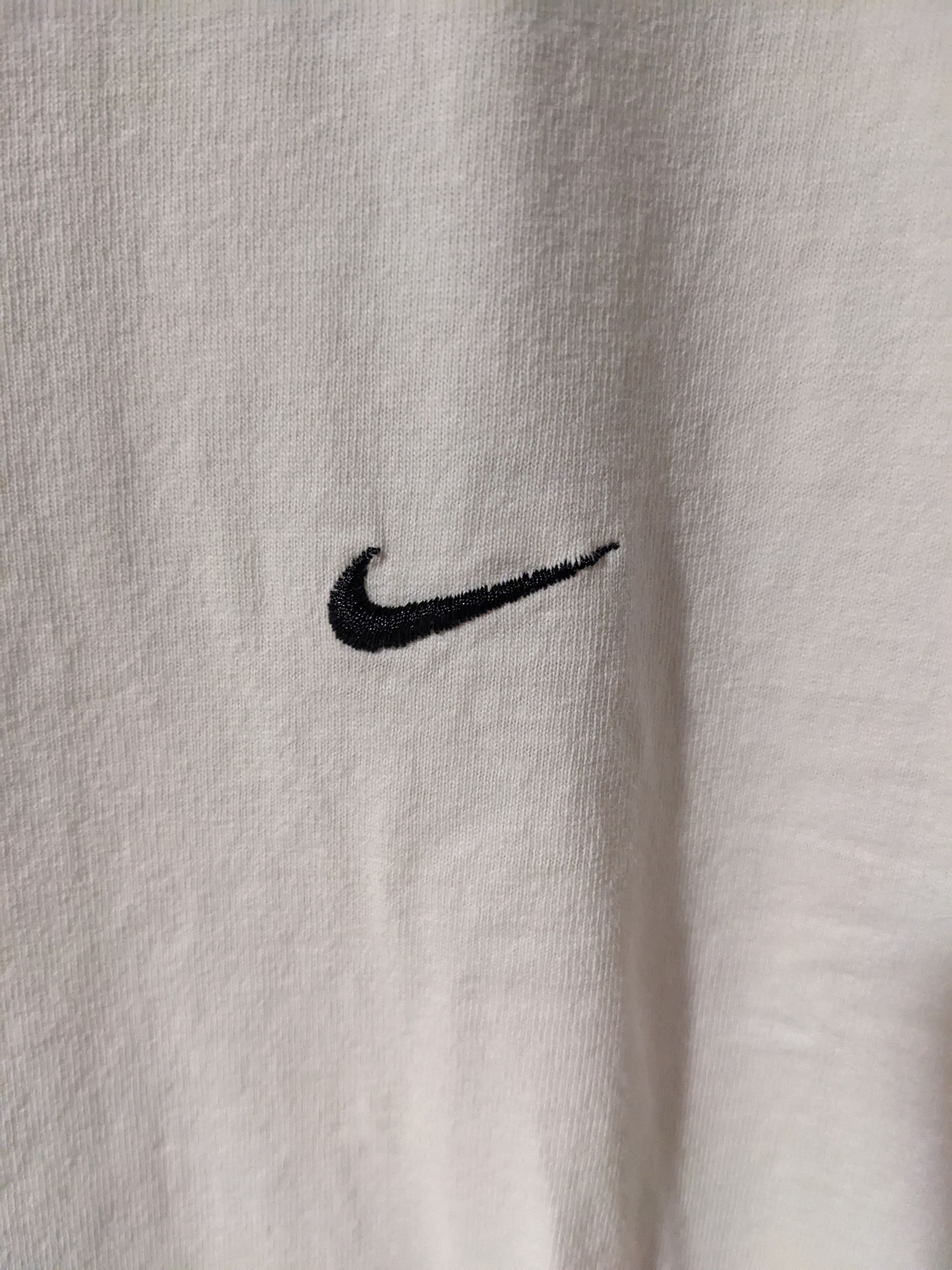 Nike × Vintage Vintage Y2K Nike Mini Swoosh Essential Check Medium T-Shirt Size US M / EU 48-50 / 2 - 2 Thumbnail