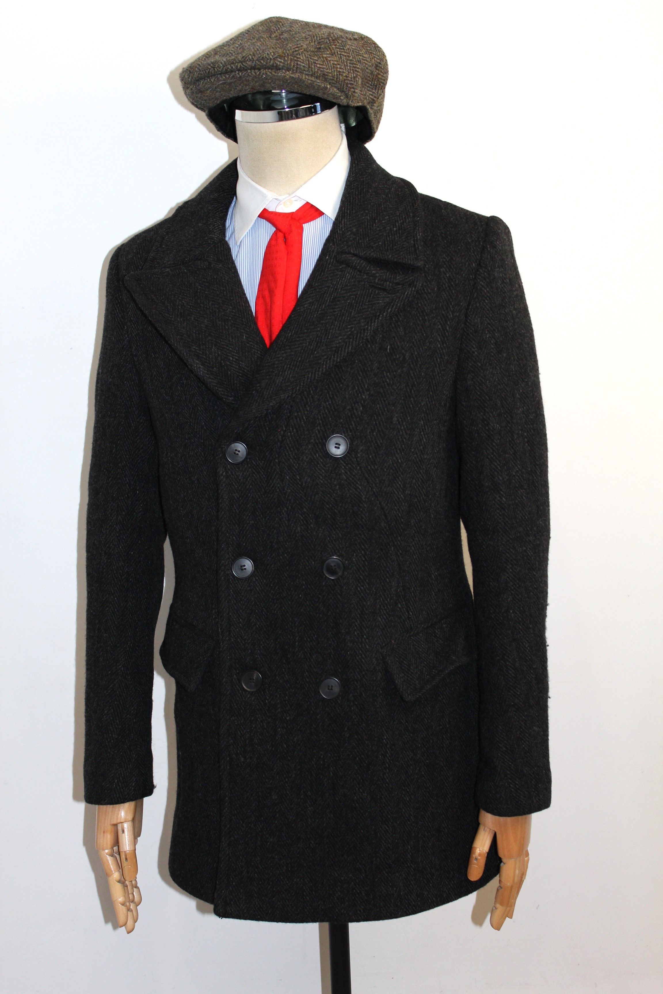 Allsaints Allsaints Spitalfields Thick Wool Trench Blazer Jacket Size US M / EU 48-50 / 2 - 5 Thumbnail