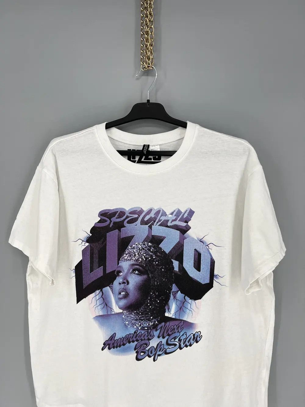 Band Tees Vintage LIZZO BOB Star TEE Hiphop Rap Promo Tee Size US L / EU 52-54 / 3 - 6 Thumbnail