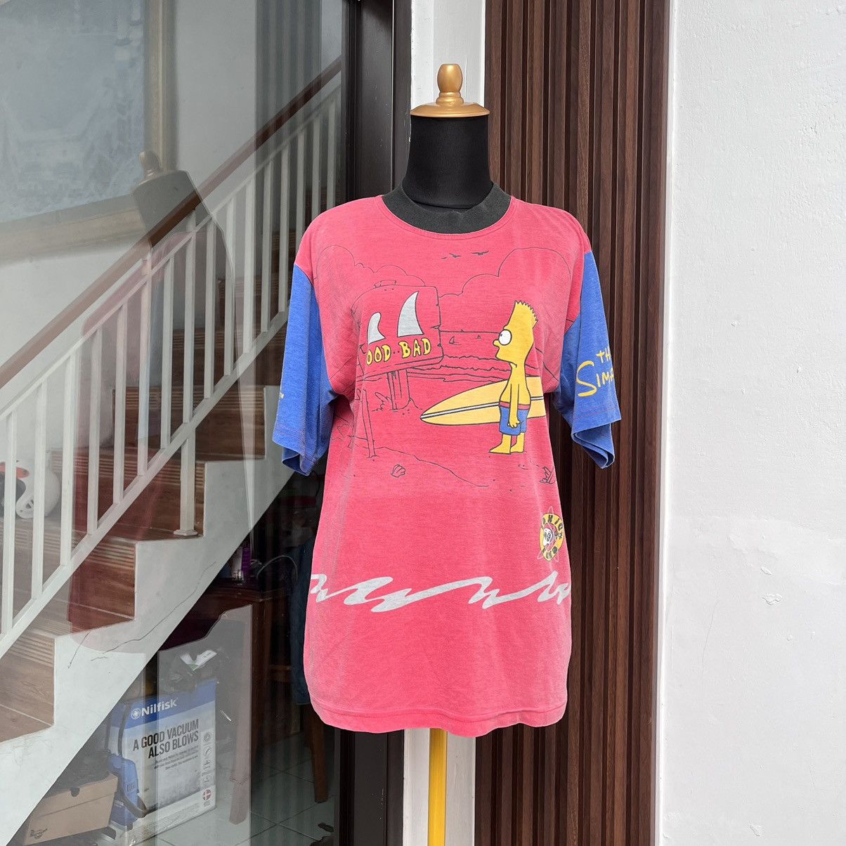 The Simpsons × Vintage Vintage Rare 90s The Simpsons "Surfer" All Over Print Size US M / EU 48-50 / 2 - 1 Thumbnail
