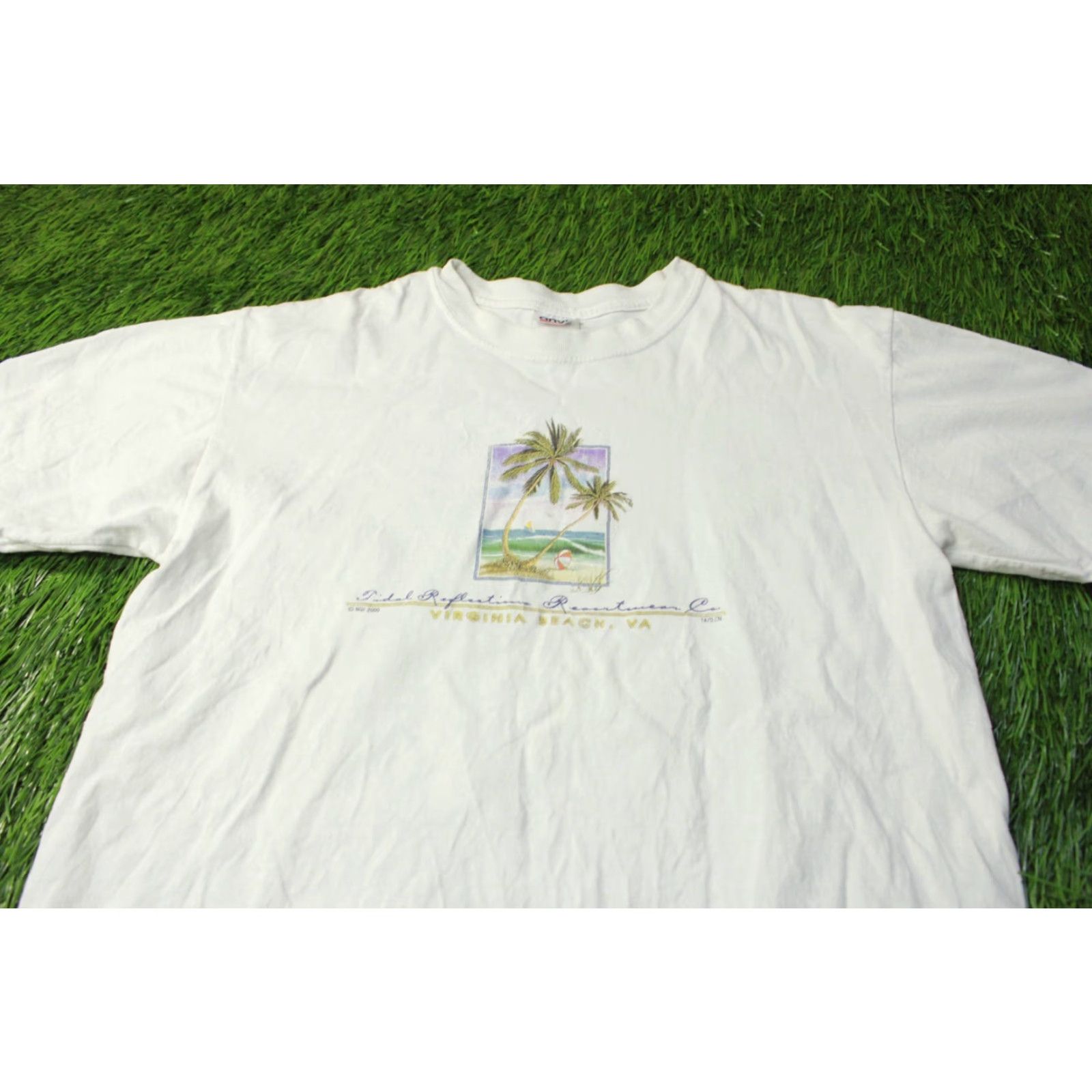 Anvil VIRGINIA BEACH 2000 VINTAGE VTG BAND Y2K SHIRT JERSEY TEE ANVIL ORIGINAL SIZE L Size US L / EU 52-54 / 3 - 2 Thumbnail