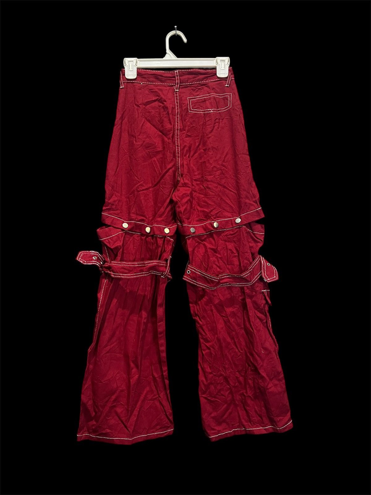 Japanese Brand Bondage Pants Punk Emo Aesthetic Grunge Clotes Japanese Size 26" / US 2 / IT 38 - 3 Thumbnail