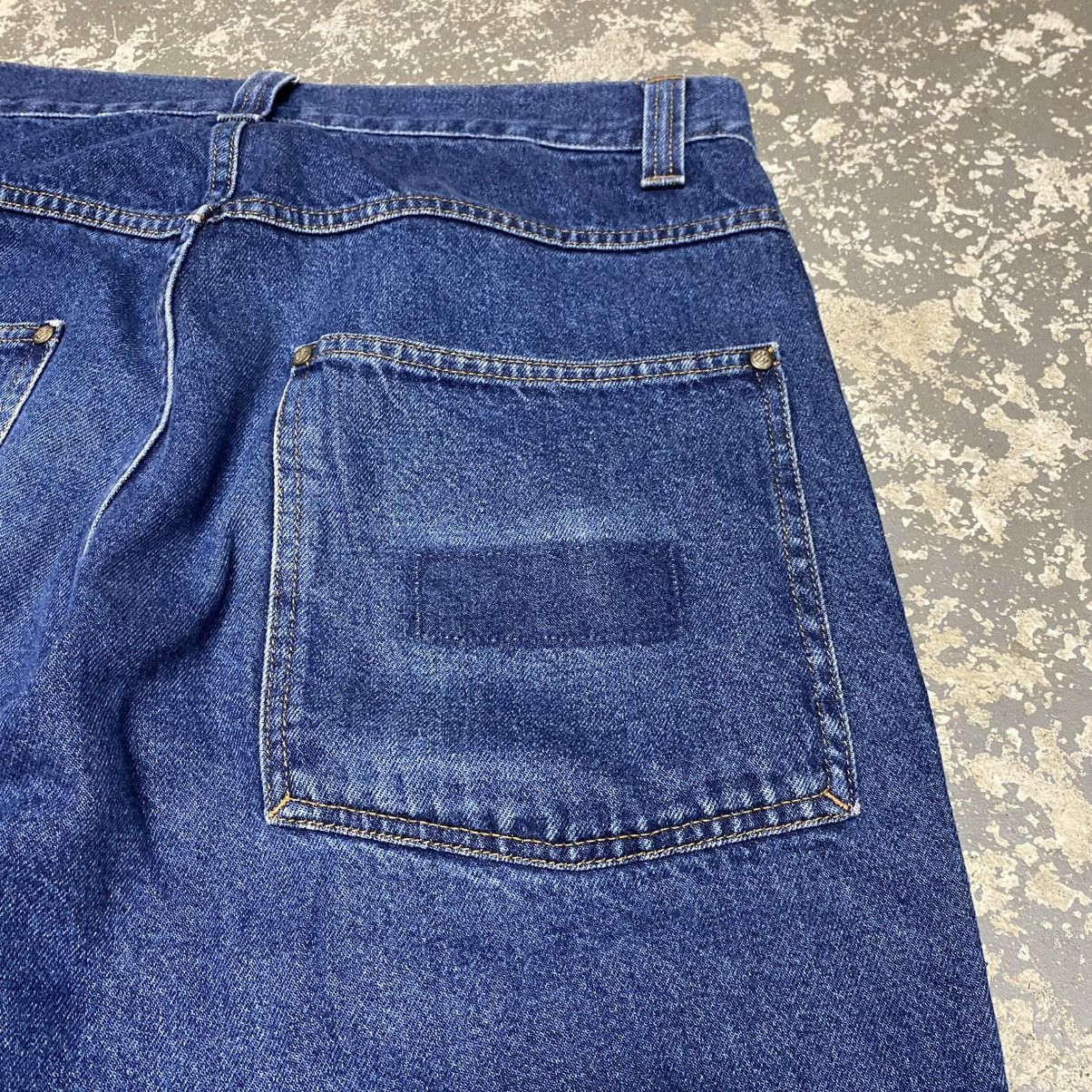 JNCO × Rocawear × Vintage Vintage RocaWear Baggy Blue Denim Pants Size US 33 - 3 Thumbnail