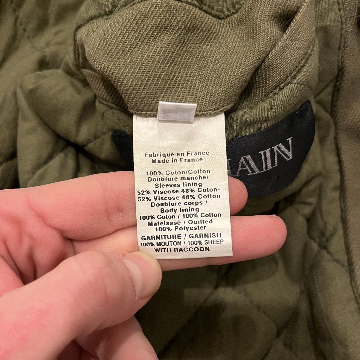 Balmain Balmain FW11 Men Fur-Trimmed Military JKT Size US M / EU 48-50 / 2 - 14 Thumbnail