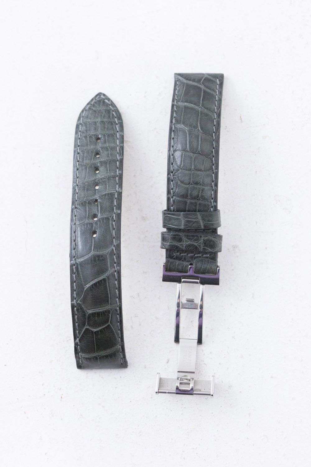 Other Ohrey / Camille Fournet crocodile watch strap 18mm Size ONE SIZE - 8 Thumbnail
