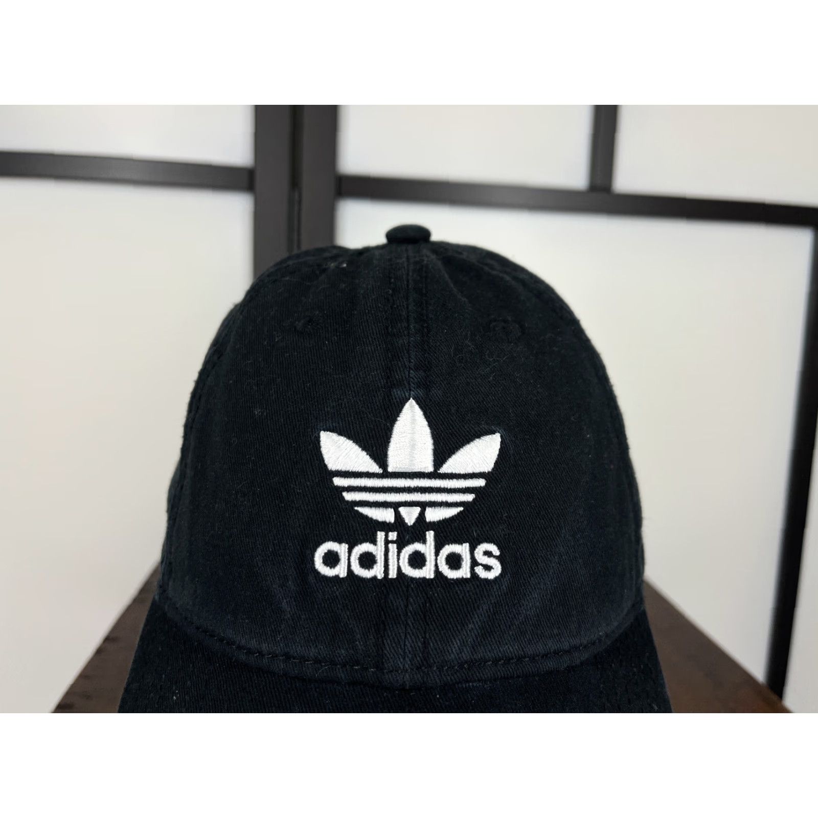 Adidas Adidas Golf Hat Strap Back One Size Black Adjustable 100% Cotton Twill Women’s Sports Size ONE SIZE - 2 Thumbnail