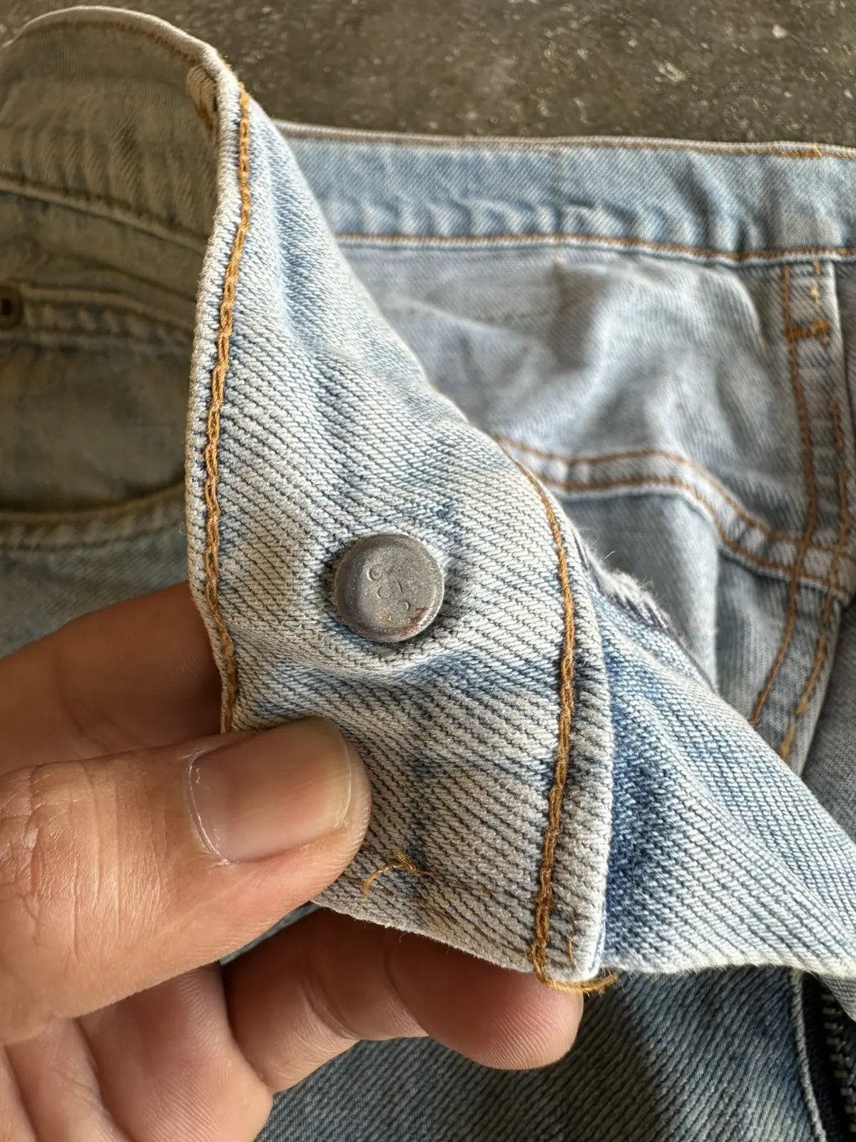 Levi's SEND OFFER🍁VINTAGE LEVI’S ORANGE TAB RUSTY DIRTY DENIM PANT Size US 30 / EU 46 - 10 Thumbnail