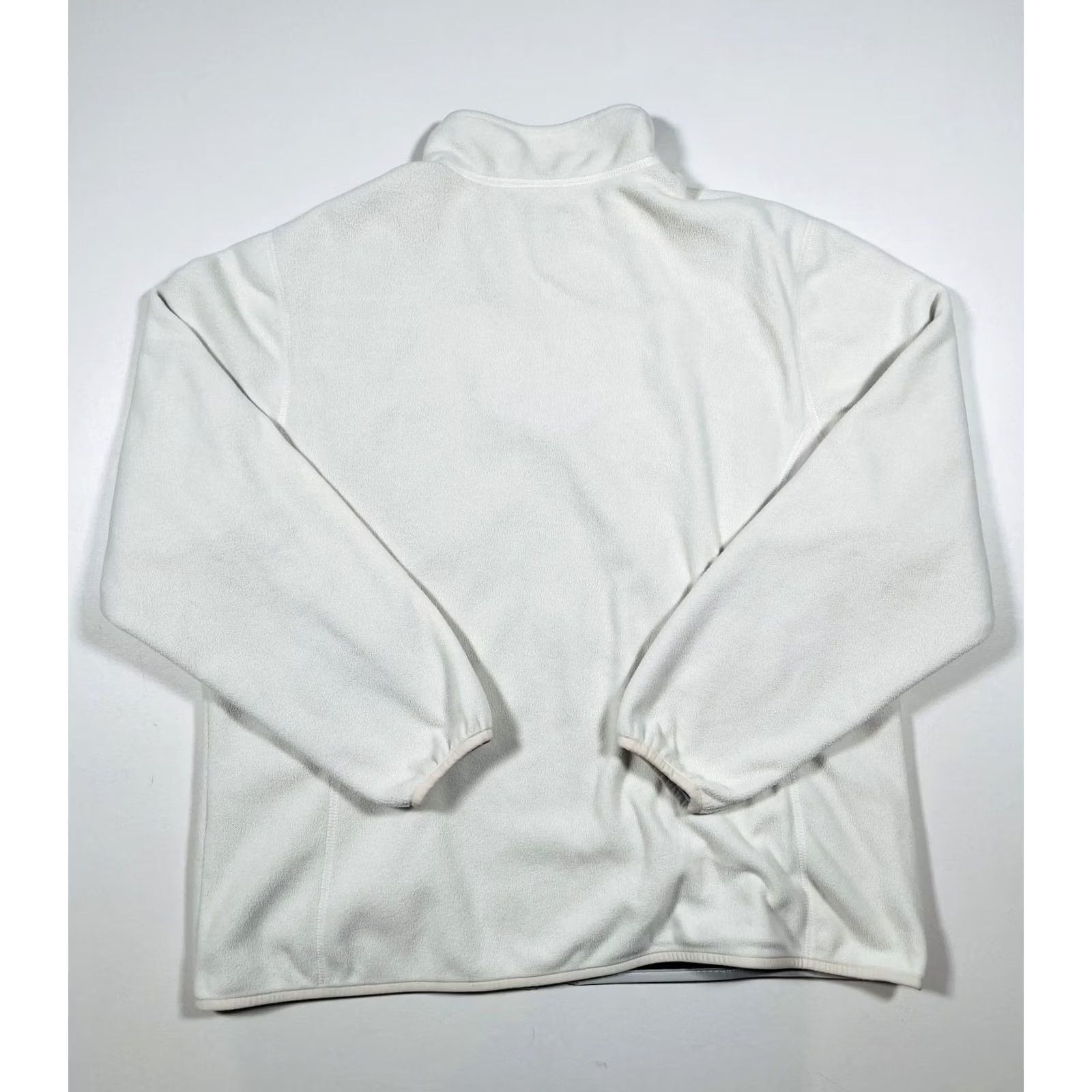 Lands' End Lands' End Fleece Jacket Womens 1X White Full Zip Pockets Plus Size Warm de0 Vintage? (structure) Size XL / US 12-14 / IT 48-50 - 2 Thumbnail