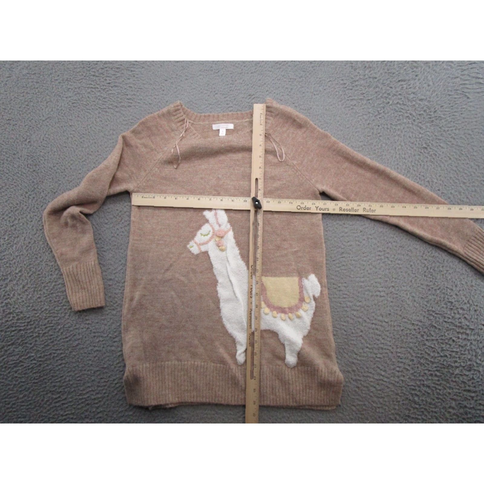 Lauren Conrad Lauren Conrad Llama Knit Pullover Beige Sweater Soft Women's Size S Size S / US 4 / IT 40 - 5 Thumbnail