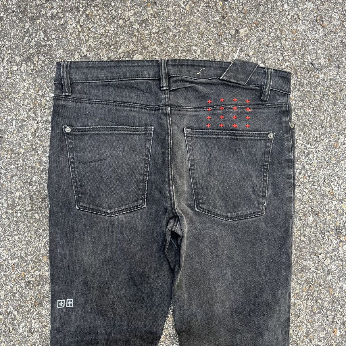 Ksubi Ksubi Skinny Denim Black Jeans Size US 33 - 11 Thumbnail