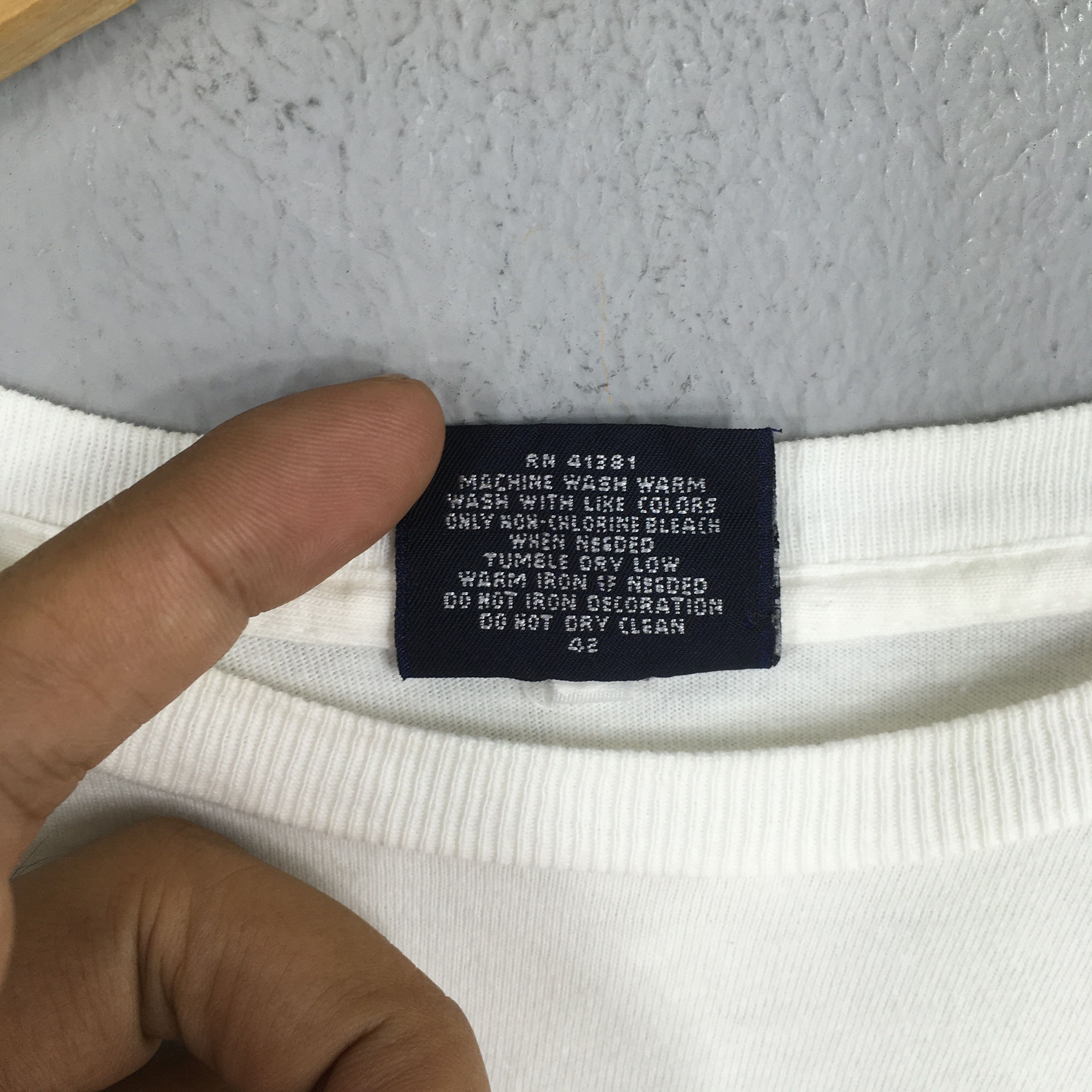Polo Ralph Lauren Vintage 90s Polo Bear Ralph Lauren White T shirt Medium Size US M / EU 48-50 / 2 - 5 Thumbnail