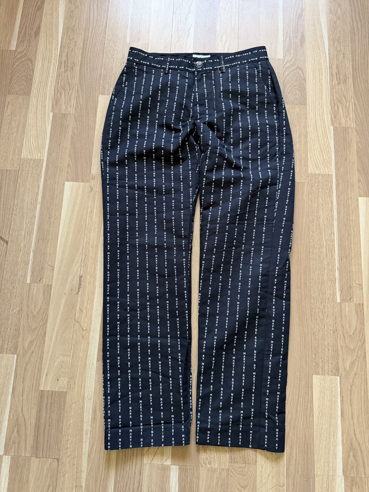 Martine Rose Napa by Martin rose pants vintage 19/20 season multi logo Size US 32 / EU 48 - 2 Thumbnail