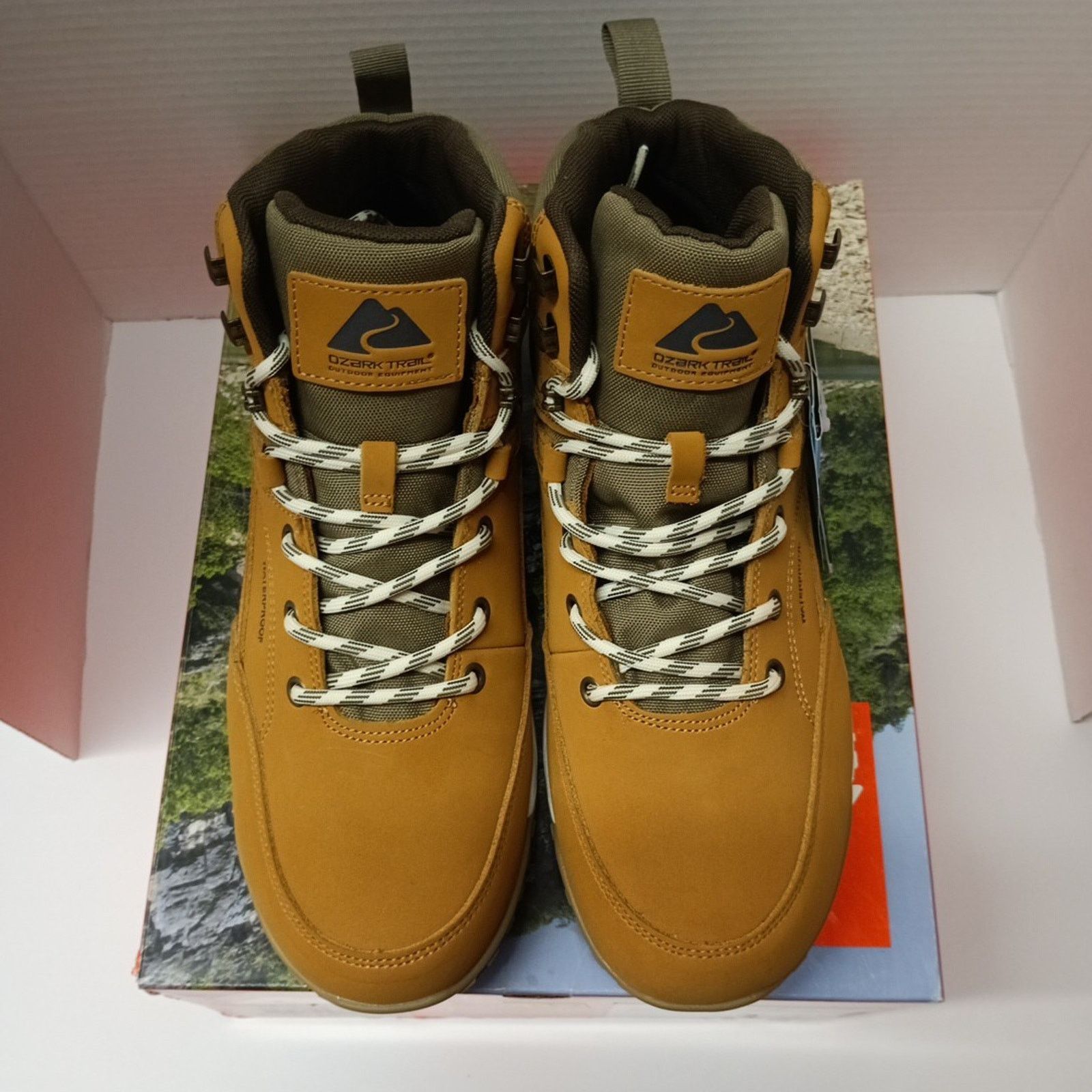 Other Mens Ozark Trail Waterproof Sport Hiking Boots Size 10 Wheat Size US 10 / EU 43 - 3 Thumbnail