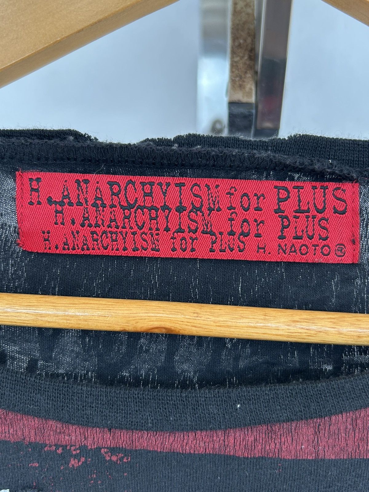Japanese Brand H.Anarchyism Plus H.Naoto Vintage Stripe Longsleeve Tee Size US L / EU 52-54 / 3 - 6 Thumbnail