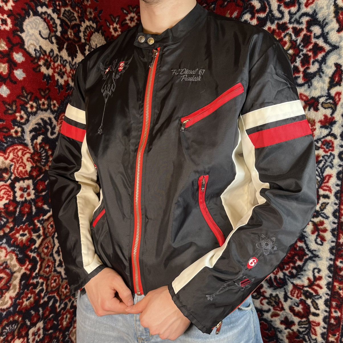 Diesel Streetwear Y2K Sk8 Diesel FC Diesel 67 Vintage Racing Jacket Size US XL / EU 56 / 4 - 6 Thumbnail