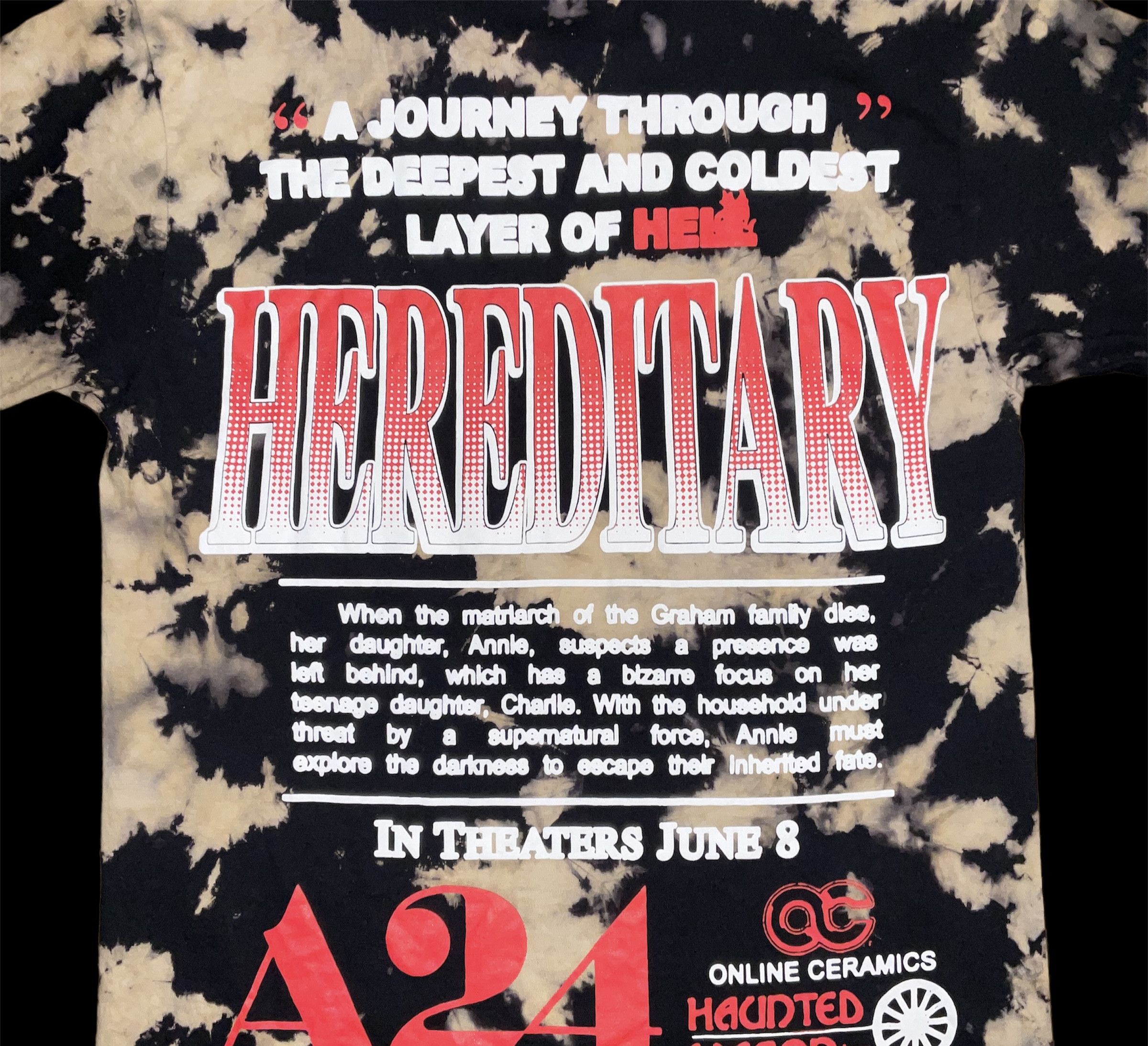A24 × Online Ceramics Online ceramics A24 hereditary tee size M