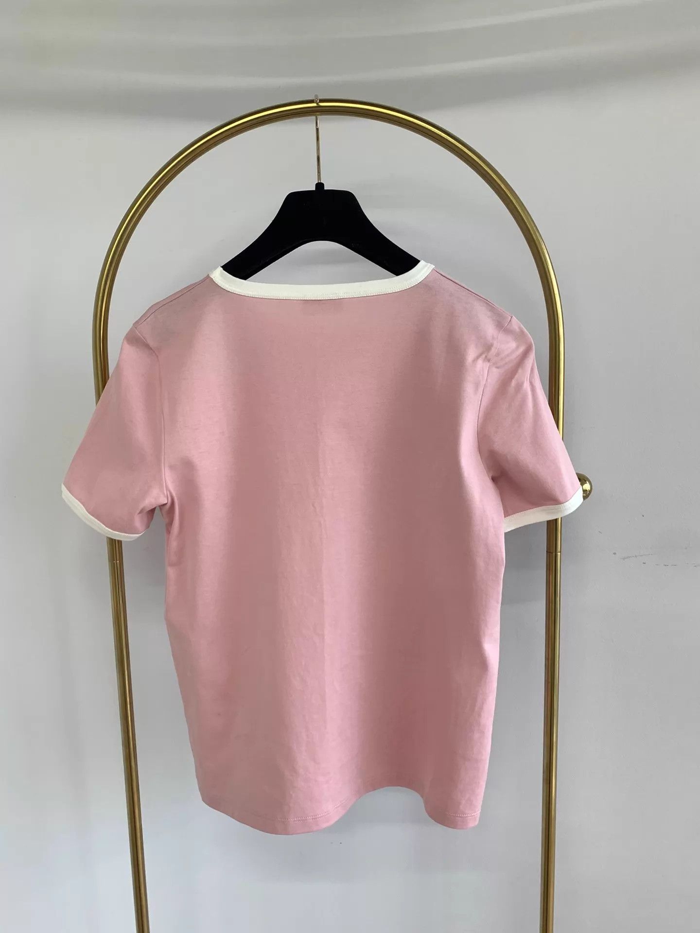 Celine Celine Pink Embroidered Print Tee S New Size S / US 4 / IT 40 - 3 Thumbnail