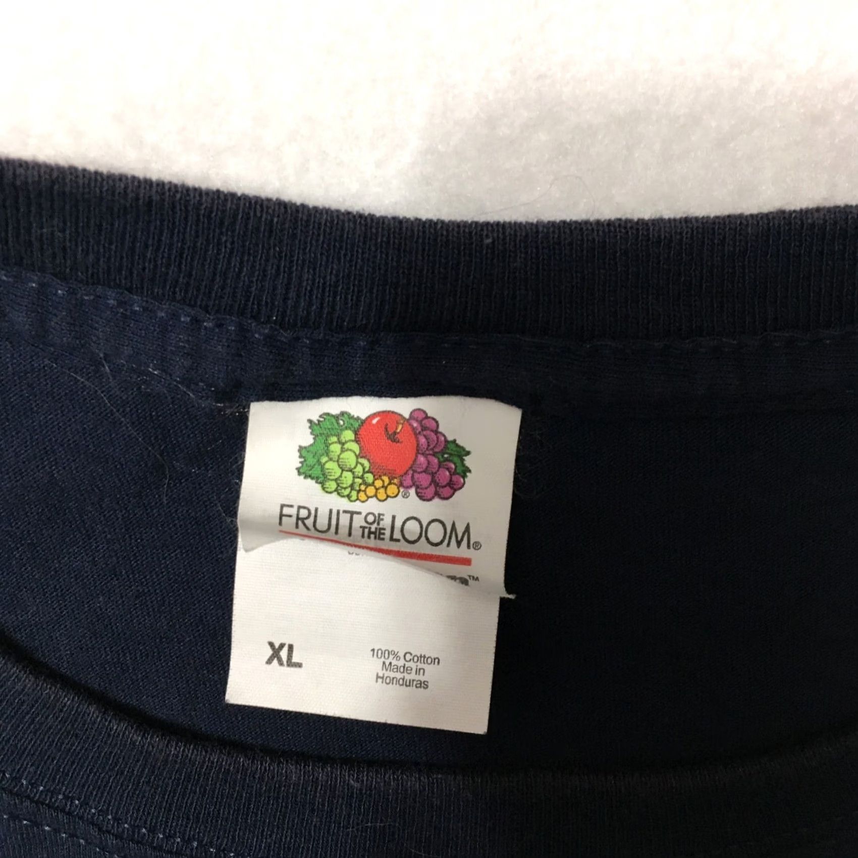 Fruit Of The Loom VINTAGE Air Force T Shirt XL Blue Fruit Of Loom Military USA Cotton Heavy Jet Size US XL / EU 56 / 4 - 3 Thumbnail