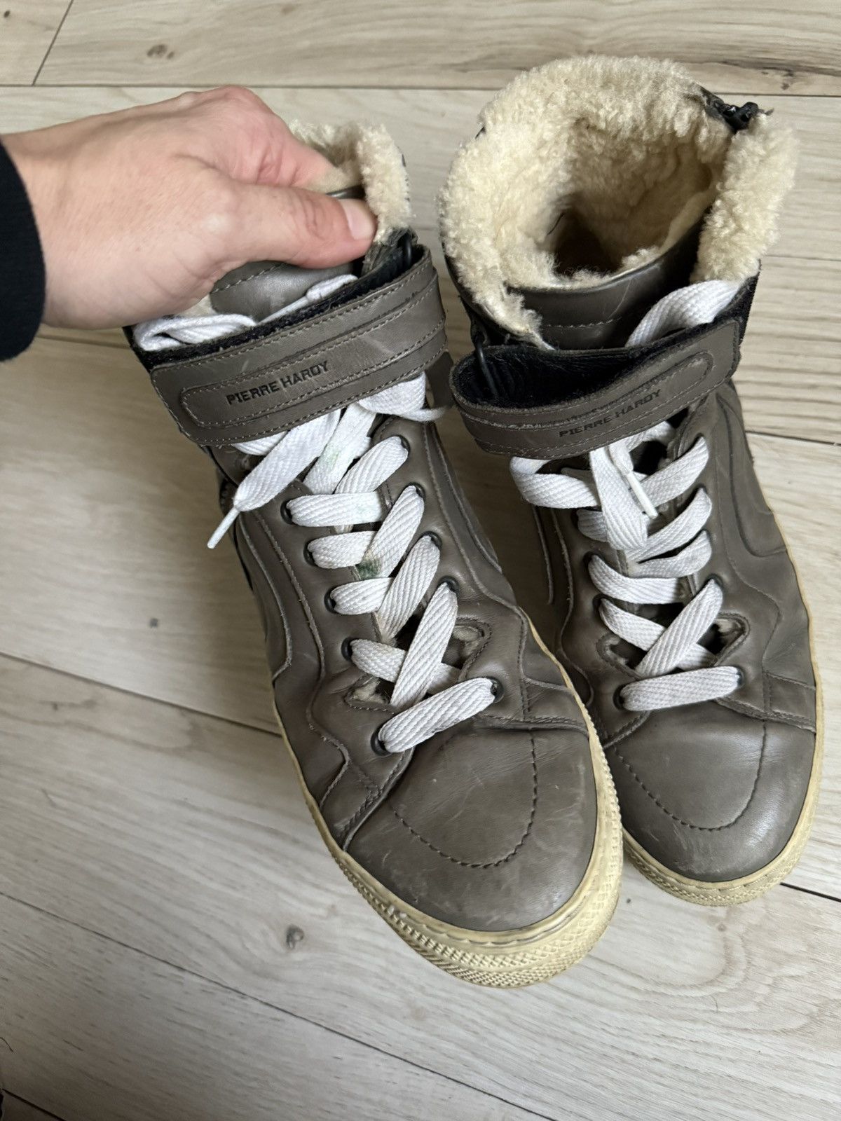 Pierre Hardy Pierre Hardy 112 High Top Sneakers size 9.5 Size US 9.5 / EU 42-43 - 3 Thumbnail