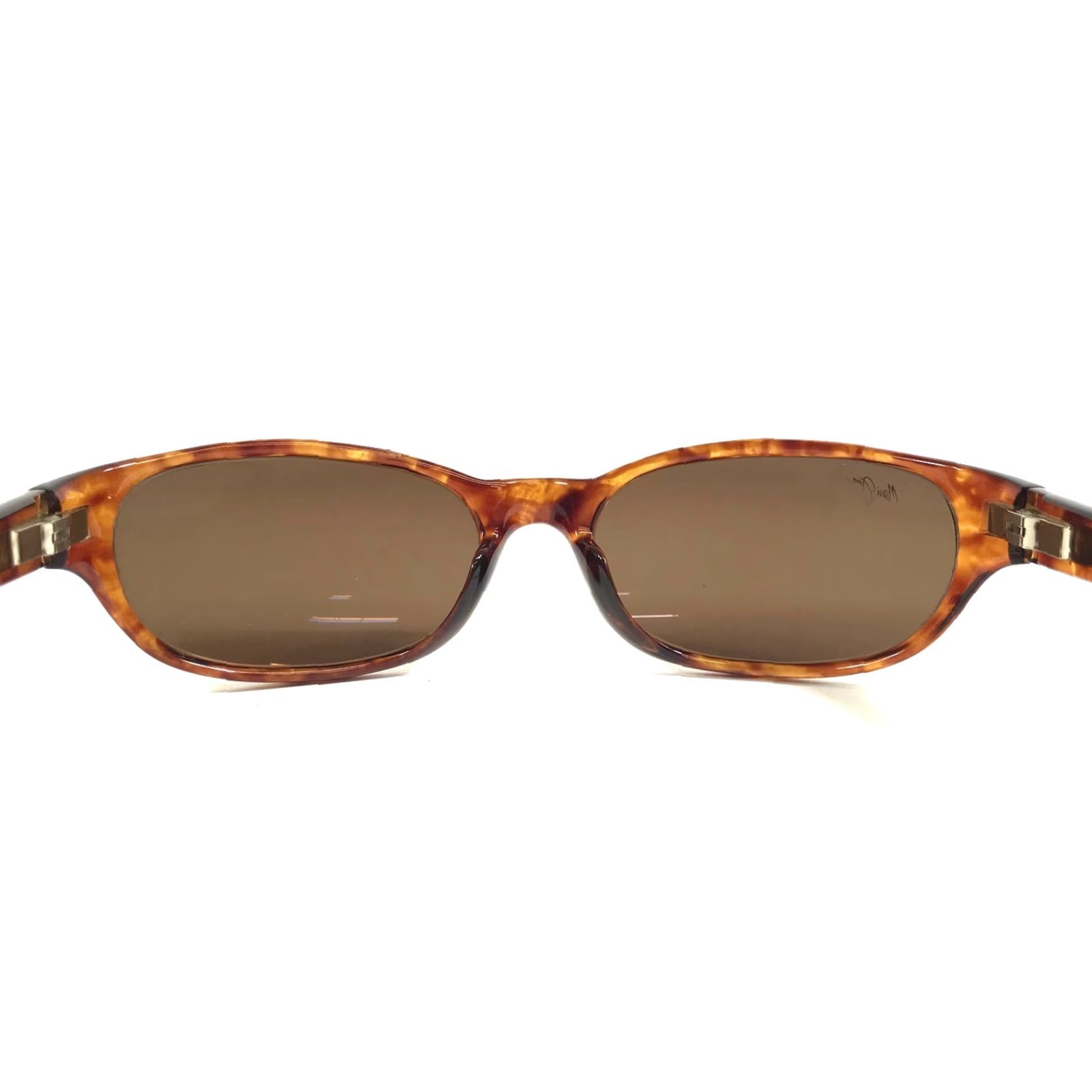 VINTAGE Maui Jim Sunglasses MJ136-10 Cyclone Wrap Unisex Adults Brown Tortoise Polarized UV400 Sunglasses