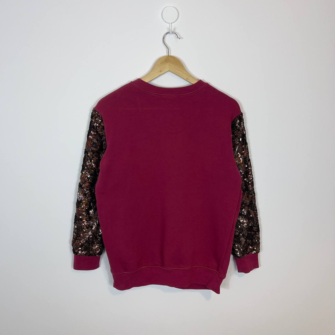 Philipp Plein Philipp Plein Women’s Sweatshirt Size M Burgundy Long Sleeve Size M / US 6-8 / IT 42-44 - 6 Thumbnail