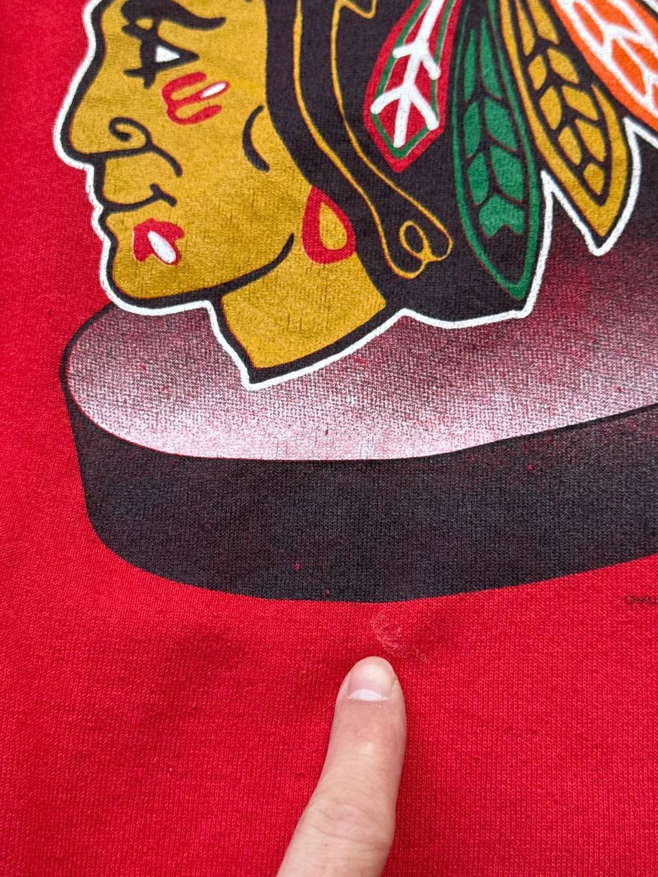 Hanes Hanes Blackhawks sweatshirt Size XL / US 12-14 / IT 48-50 - 6 Thumbnail
