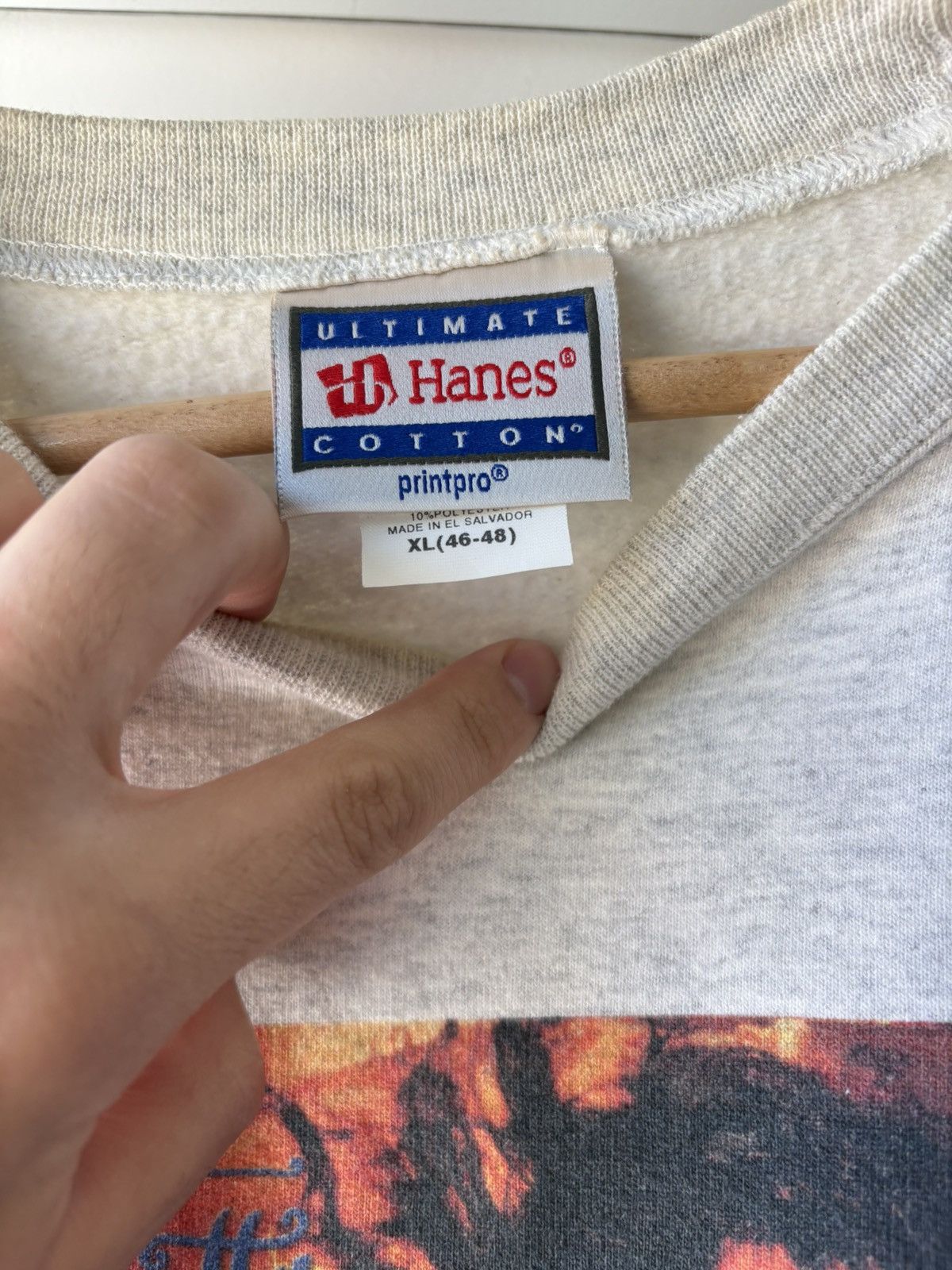 Vintage Vintage Porn Pretty In Peach Christy Canyon Crewneck Size US XXL / EU 58 / 5 - 3 Thumbnail