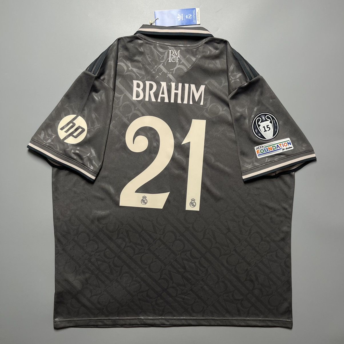 Adidas REAL MADRID ADIDAS 2024/2025 SOCCER THIRD JERSEY #21 BRAHIM Size US XXL / EU 58 / 5 - 1 Thumbnail