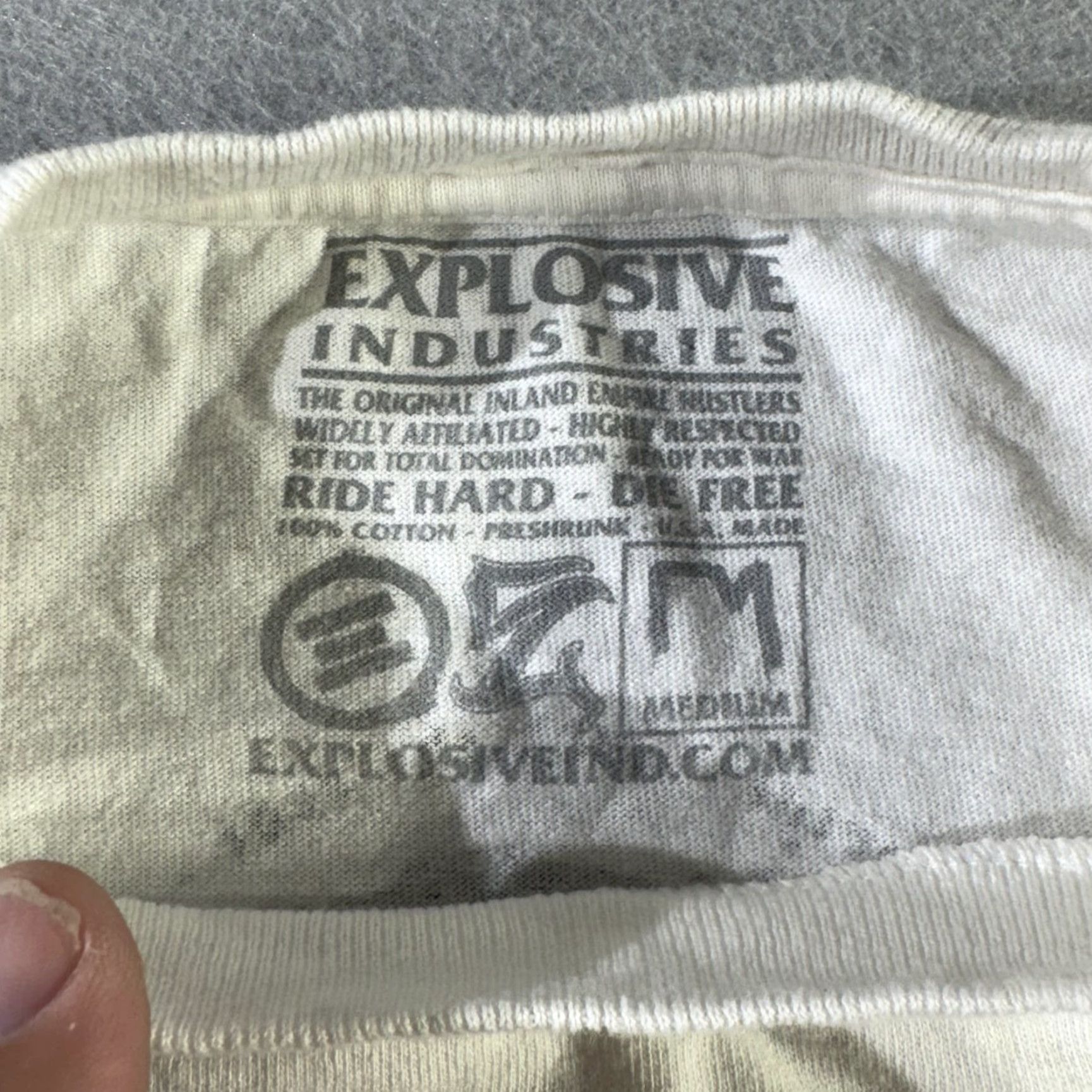 Industrie VINTAGE Expl Industries Shirt Mens M Skull Soldier Tank Graphic 2006 Tattoo VTG 2006 Size US M / EU 48-50 / 2 - 7 Thumbnail