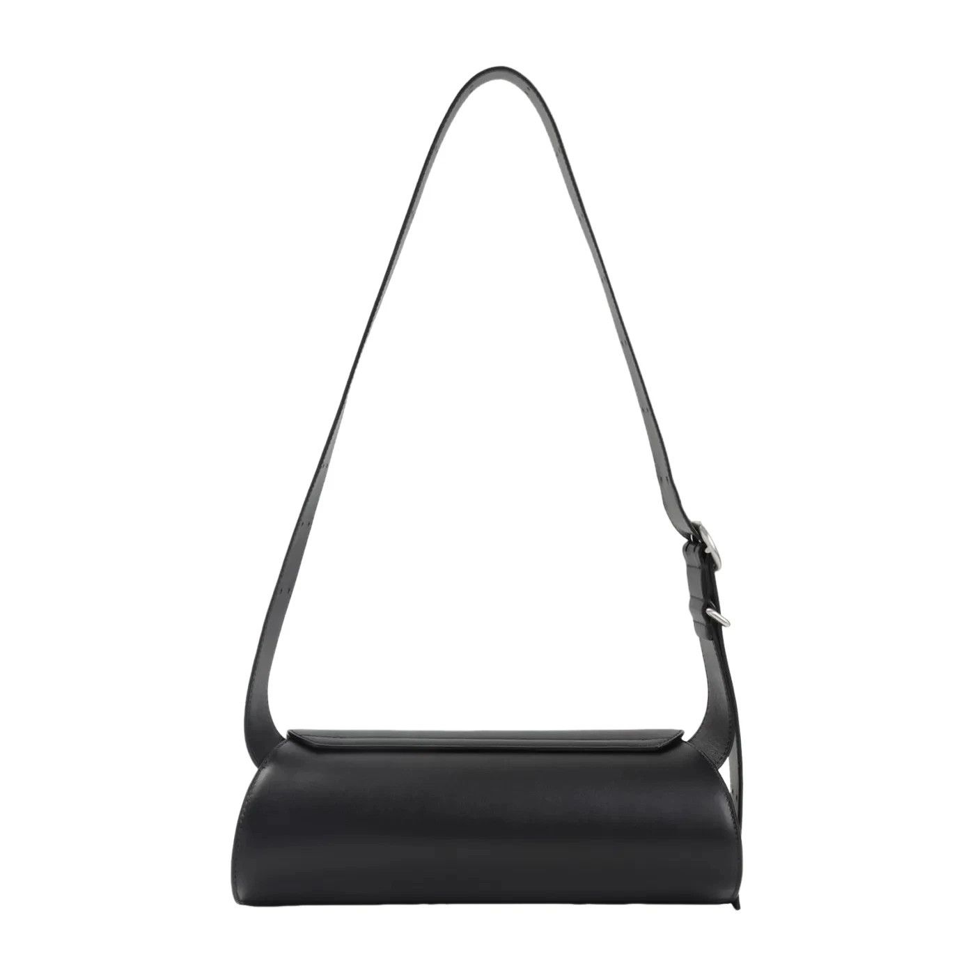 Jil Sander JIL SANDER Cannolo Small Black Leather Shoulder Bag Size ONE SIZE - 2 Thumbnail