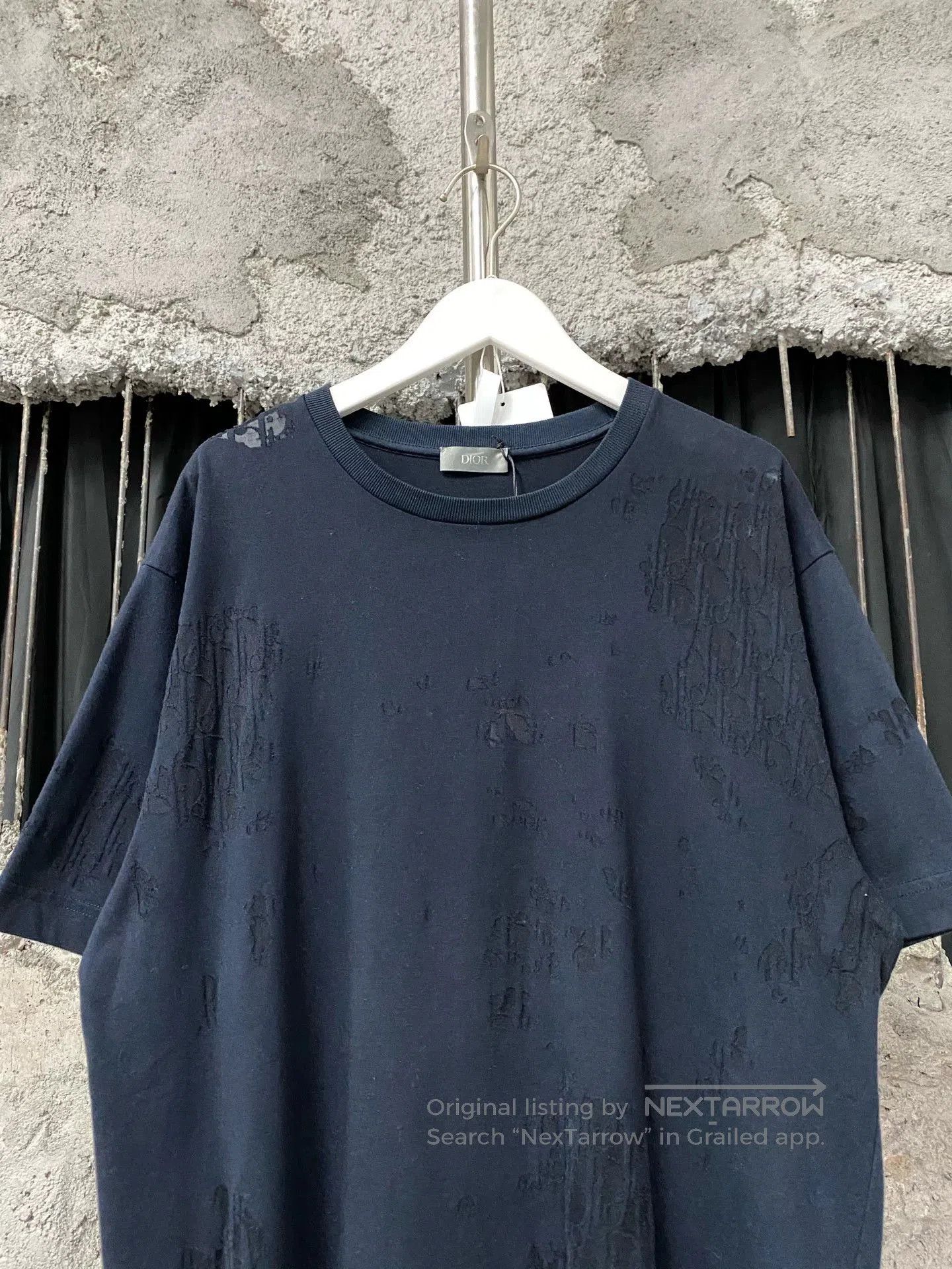 Dior dior distressed logo graphic t-shirt. Size US M / EU 48-50 / 2 - 3 Thumbnail