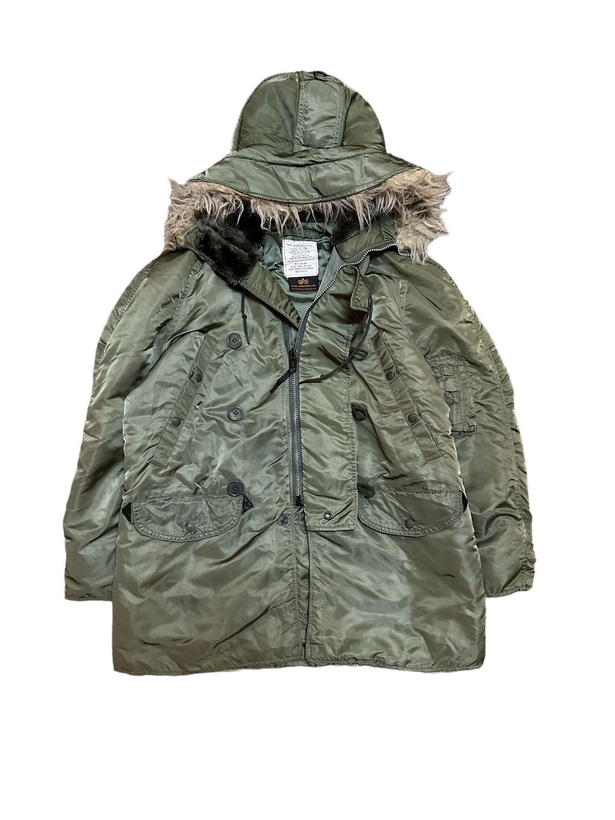 Alpha Industries Vintage Alpha Industries Parka N3B Cold Jacket Size US M / EU 48-50 / 2 - 1 Thumbnail