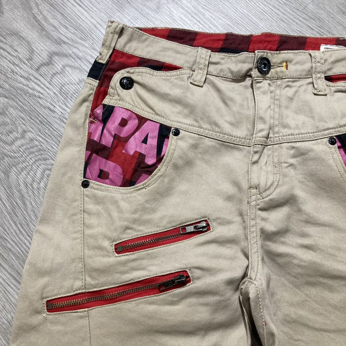If Six Was Nine 2000s Japanese Brand Biker Shortpants Punk Lgb Style Size US 29 - 4 Thumbnail