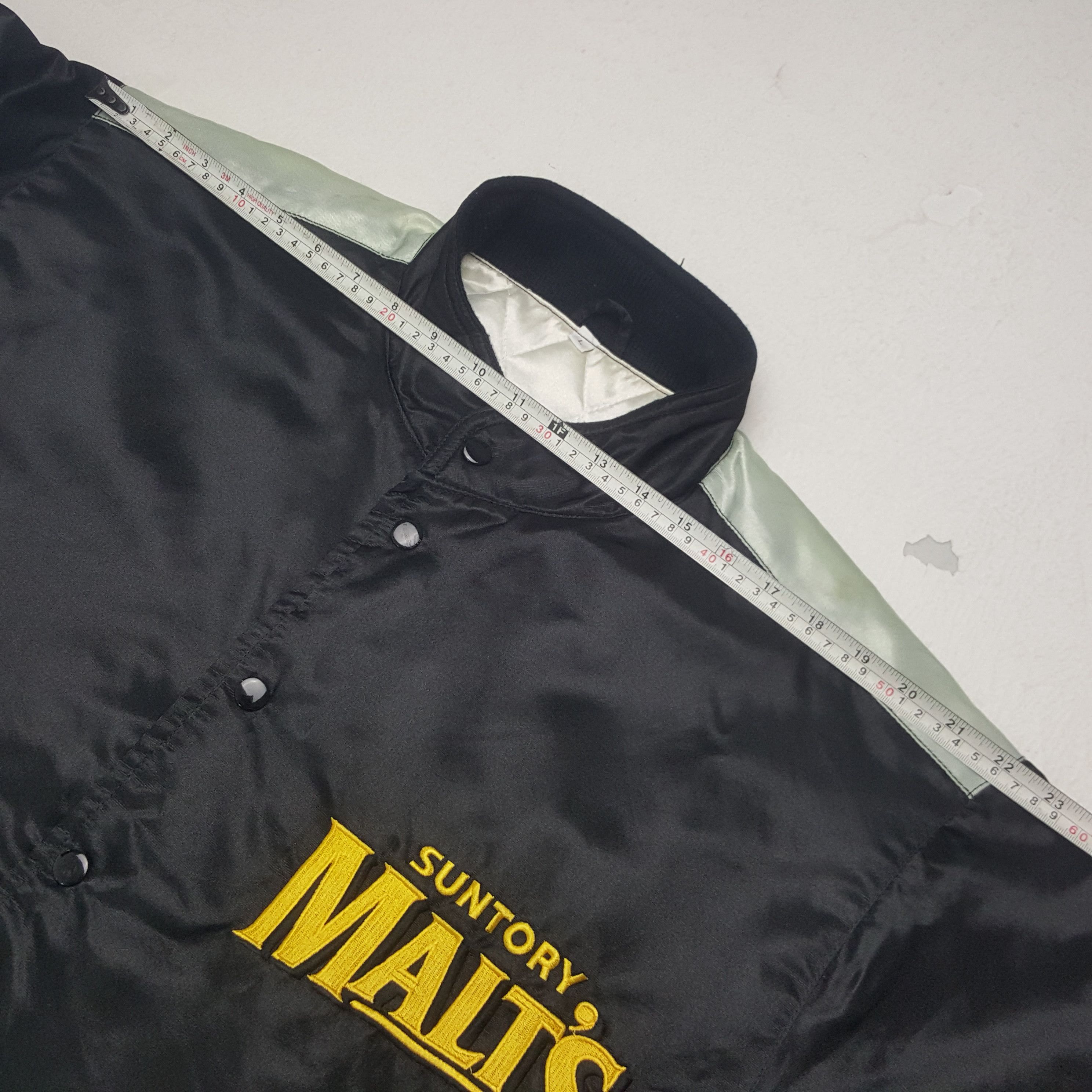 Designer × Vintage Vintage Suntory Malt's Varsity Jacket Size US L / EU 52-54 / 3 - 6 Thumbnail