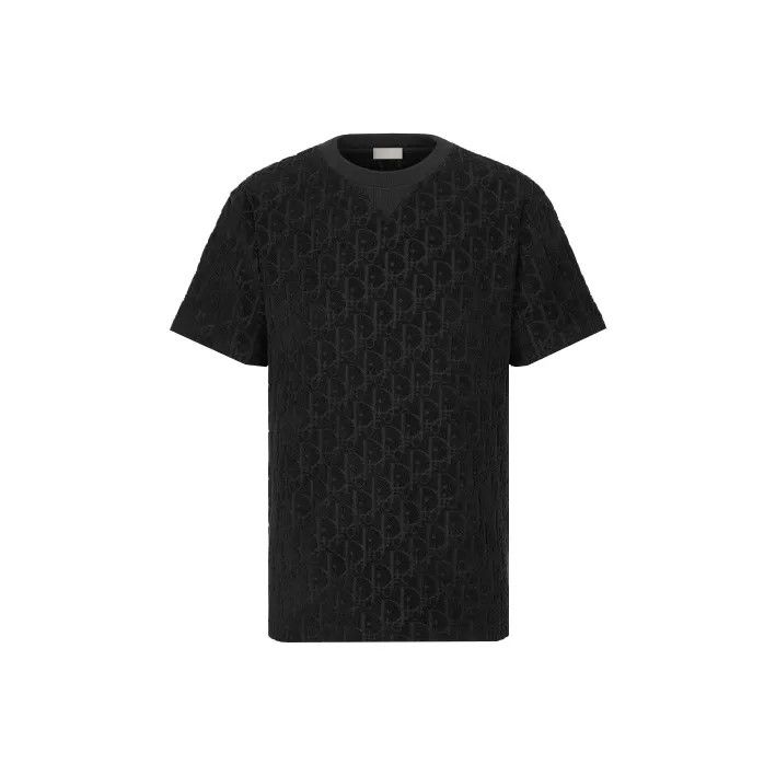 Dior Dior Logo Black Short Sleeve T-Shirt 0079 Size US XL / EU 56 / 4 - 1 Thumbnail