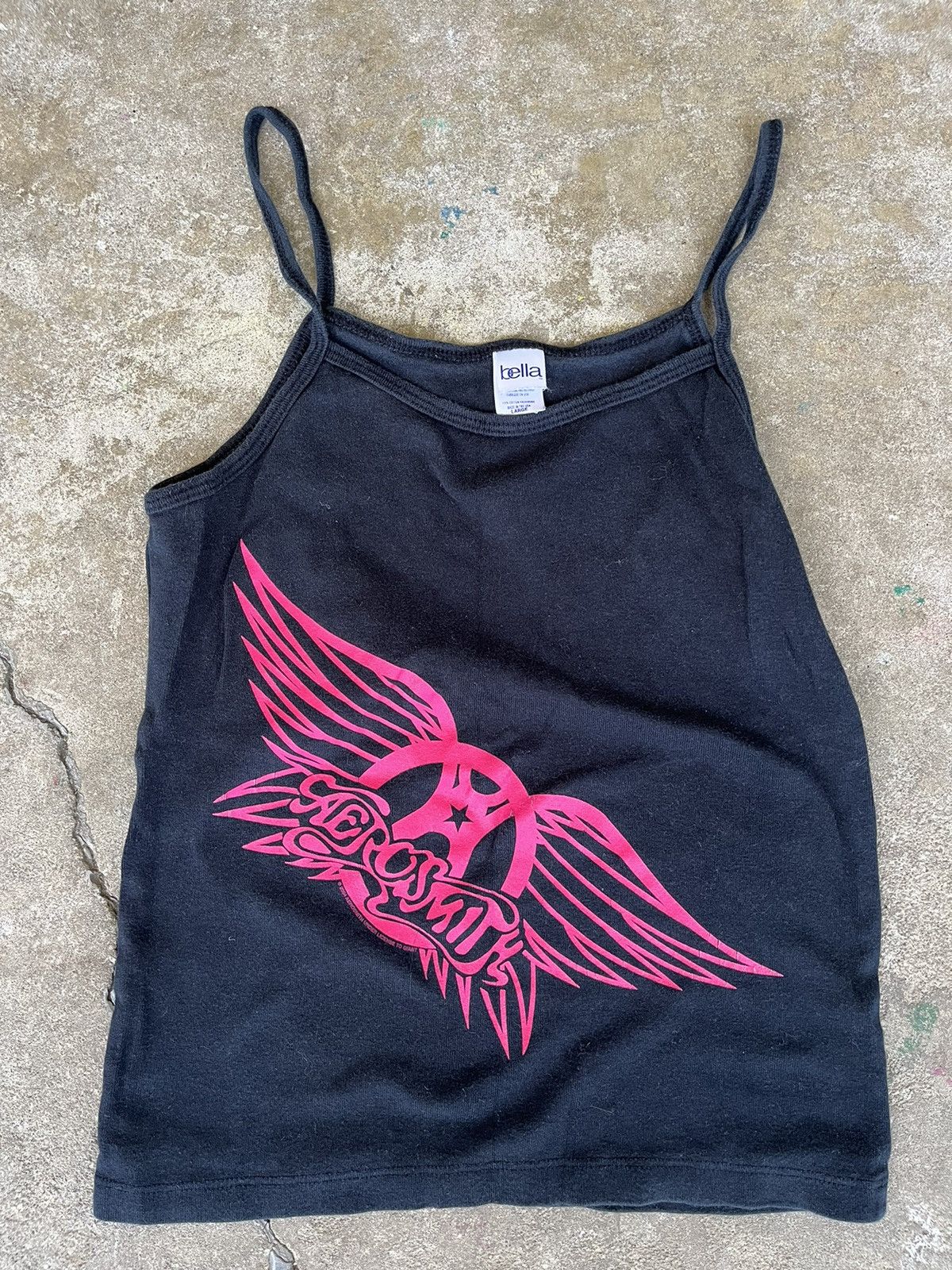 Aerosmith × Band Tees Vintage Aerosmith Tanktop Bella Made in USA Size L / US 10 / IT 46 - 1 Thumbnail
