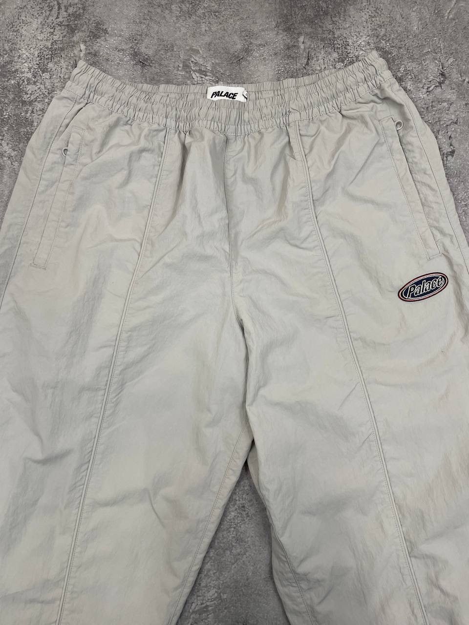 Palace Palace Men Nylon Track Pants Grey Streetwear Joggers Size US 35 - 2 Thumbnail