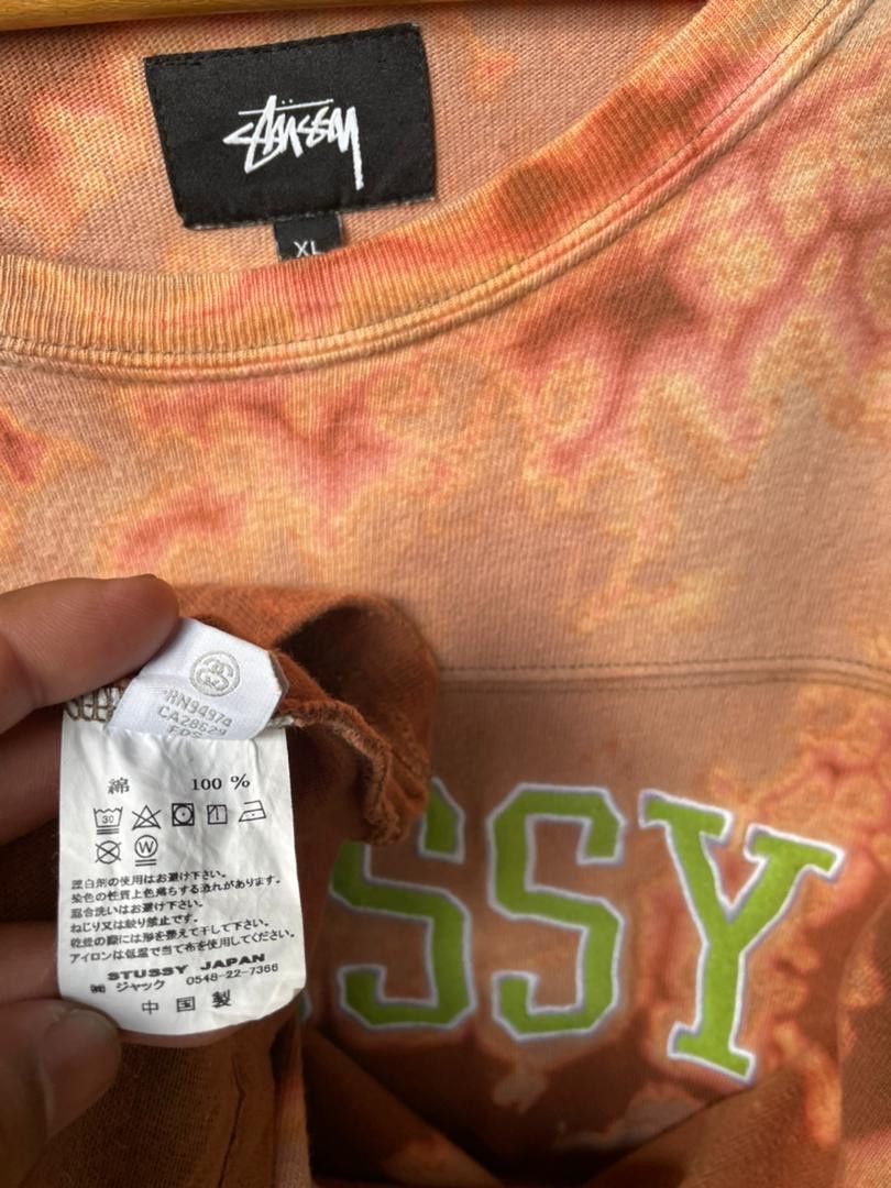 Stussy Acid Wash Stussy Japan Embroided Logo Longsleeve Tshirt Size US XL / EU 56 / 4 - 6 Thumbnail