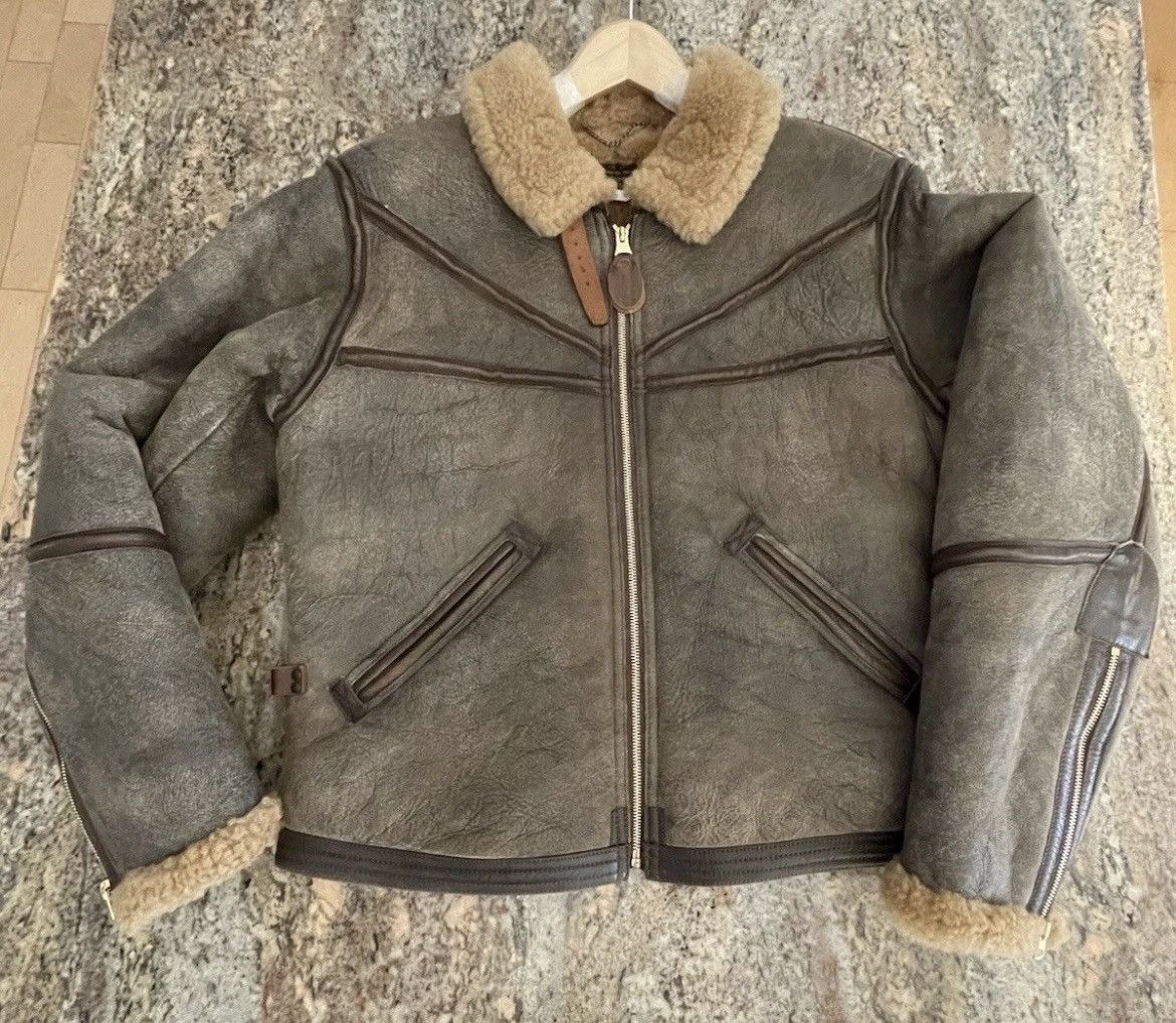 RRL Ralph Lauren Ralph Lauren RRL sheepskin shearling leather Size US M / EU 48-50 / 2 - 1 Thumbnail