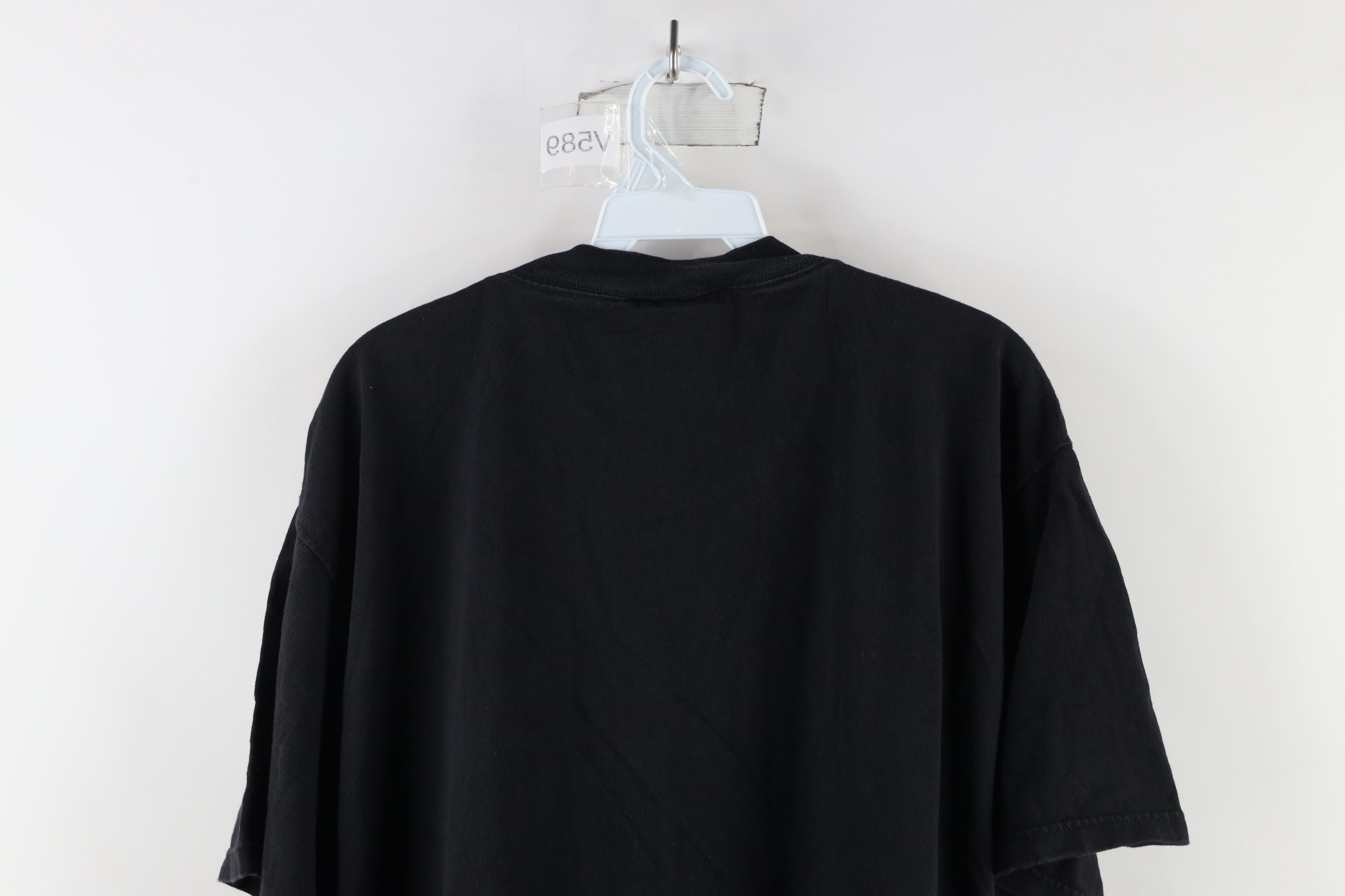 Vintage Vintage 90s Streetwear Heavyweight T-Shirt Black Cotton Size US XL / EU 56 / 4 - 8 Thumbnail