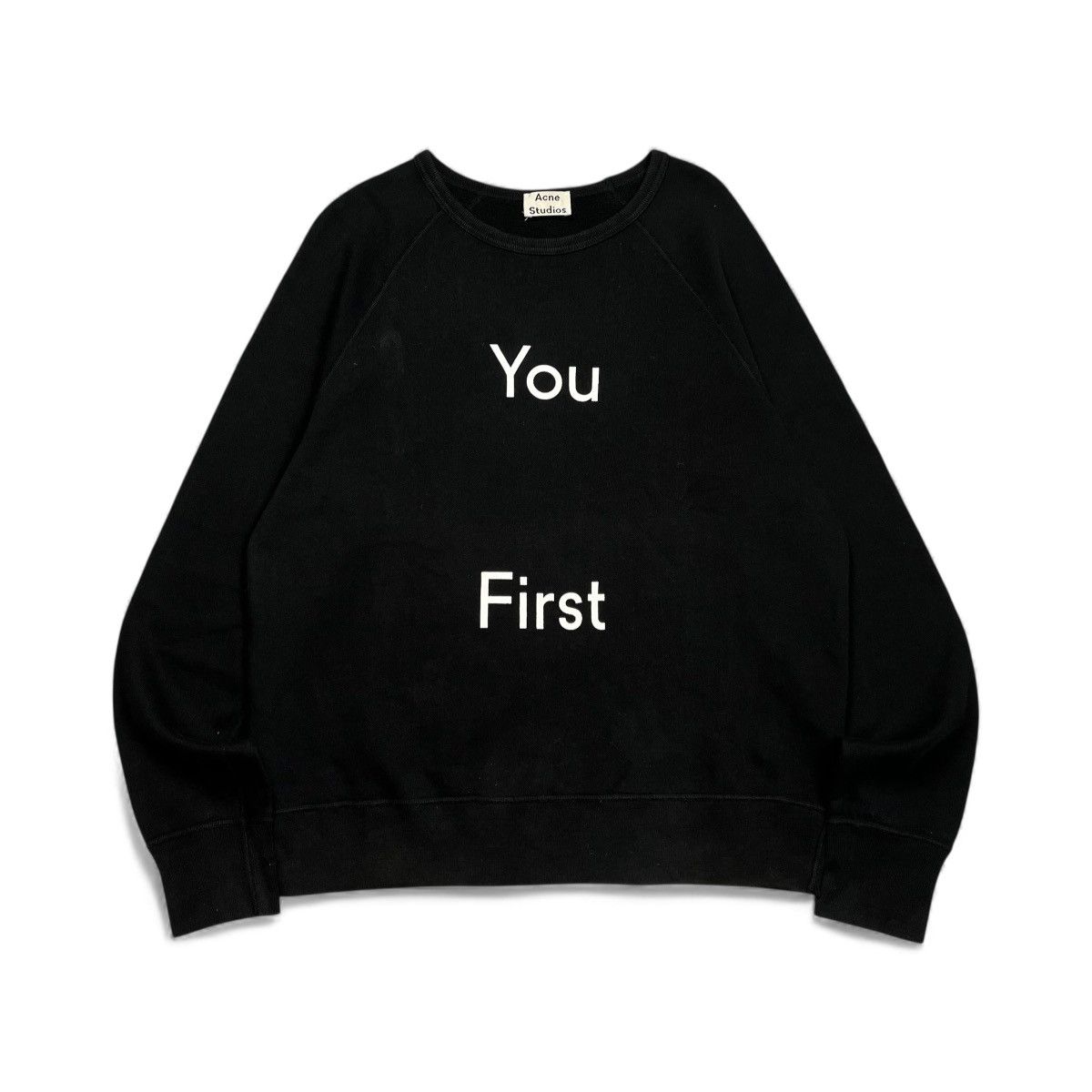 Acne Studios Acne Studios You First Bladee Black Sweater F/W 2014 Size US L / EU 52-54 / 3 - 1 Thumbnail