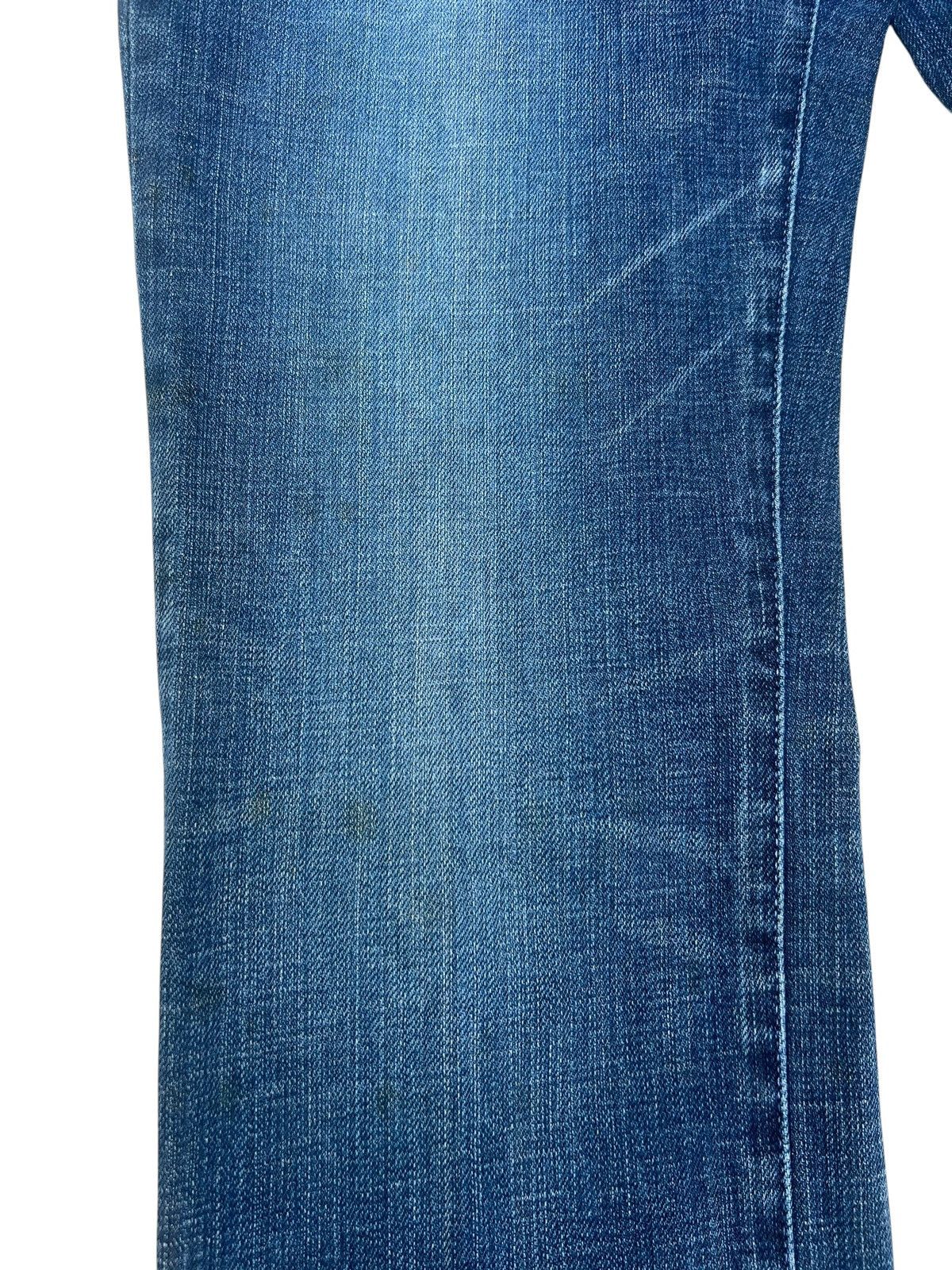 Japanese Brand Bring On The Noise Japan Dirty Muddy Denim Bootcut Jeans Size US 29 - 7 Thumbnail