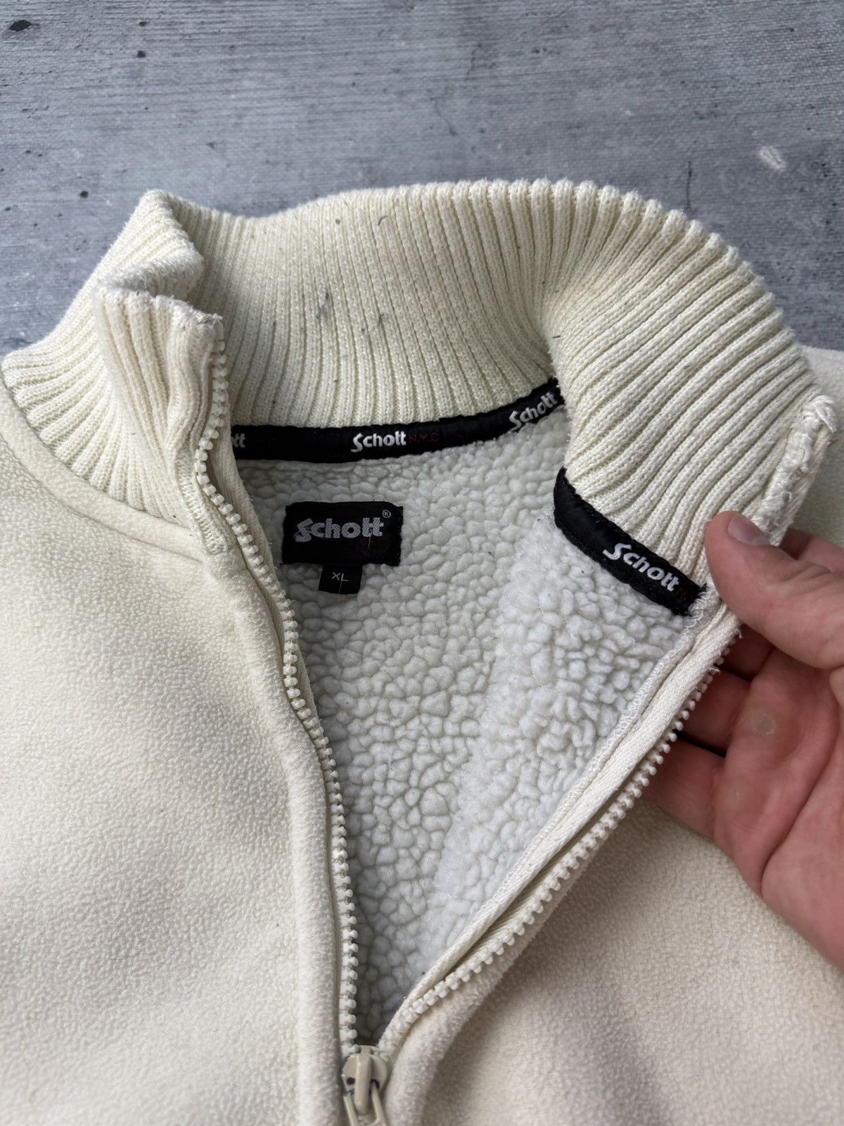 Schott Vintage 90s Schott Zip Hoodie Military Ninja Style Y2K Rare Size US XL / EU 56 / 4 - 9 Thumbnail