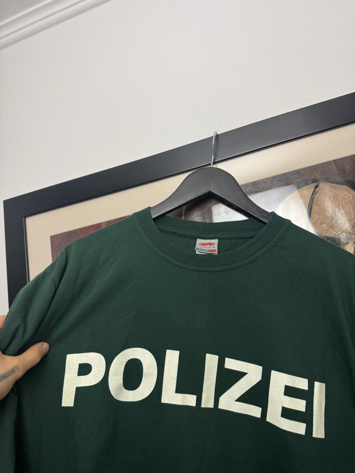 Vintage Polizei German Police Berlin 90s Vintage Tee AvantGarde Hype Size US XL / EU 56 / 4 - 2 Thumbnail