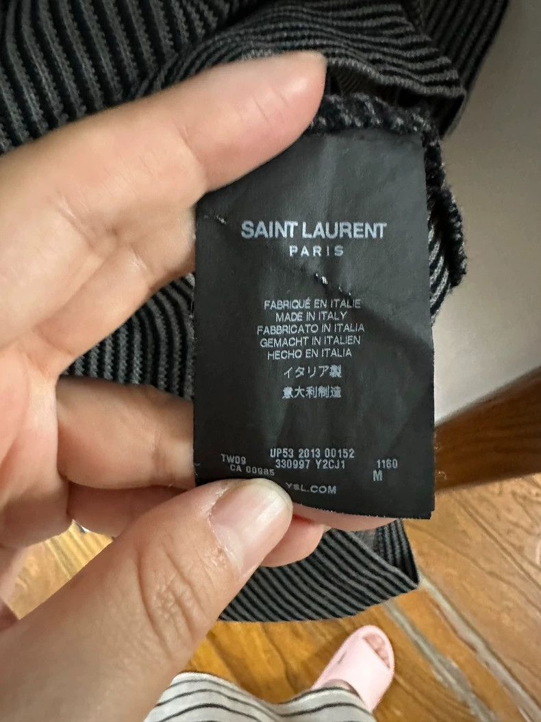 Saint Laurent Paris Saint laurent paris Striped knit T-shirt 2506-Nextarrow Size US S / EU 44-46 / 1 - 4 Thumbnail