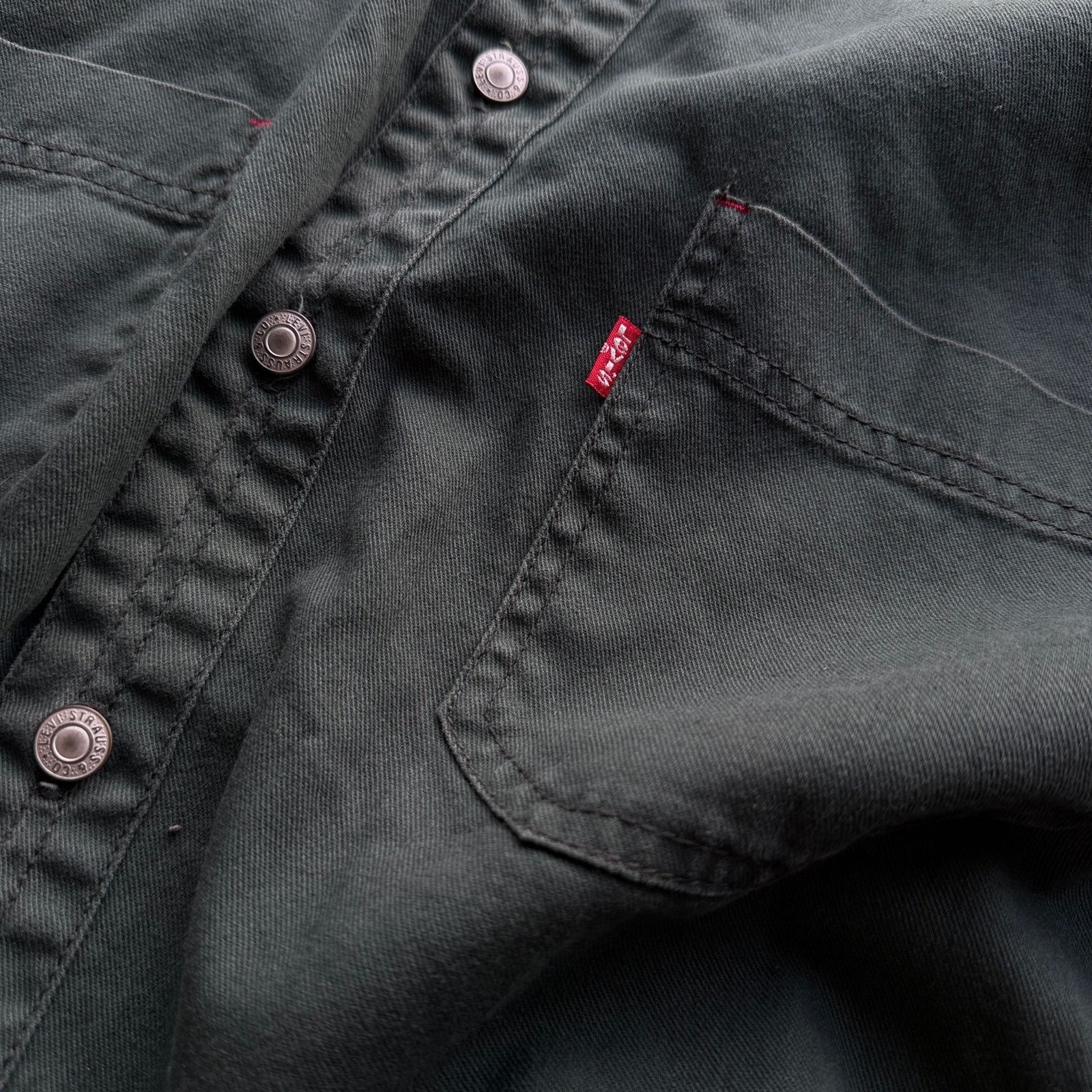 Levi's Vintage 90s Levi’s Red Tab Workwear Button Up Shirt XL Size US XL / EU 56 / 4 - 1 Thumbnail